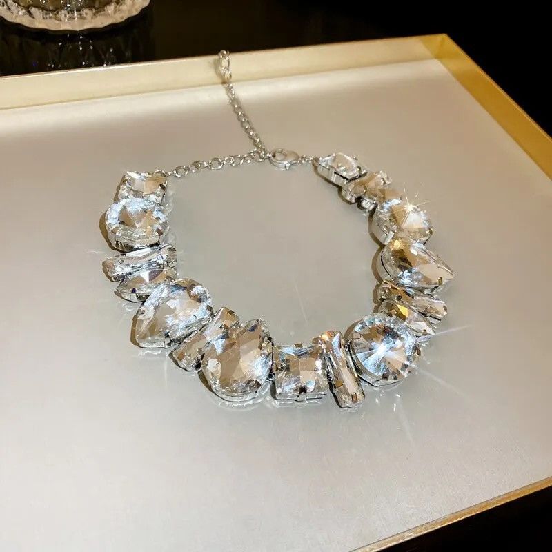 Jewelry Crystal Choker Necklace Size ONE SIZE - 3 Thumbnail