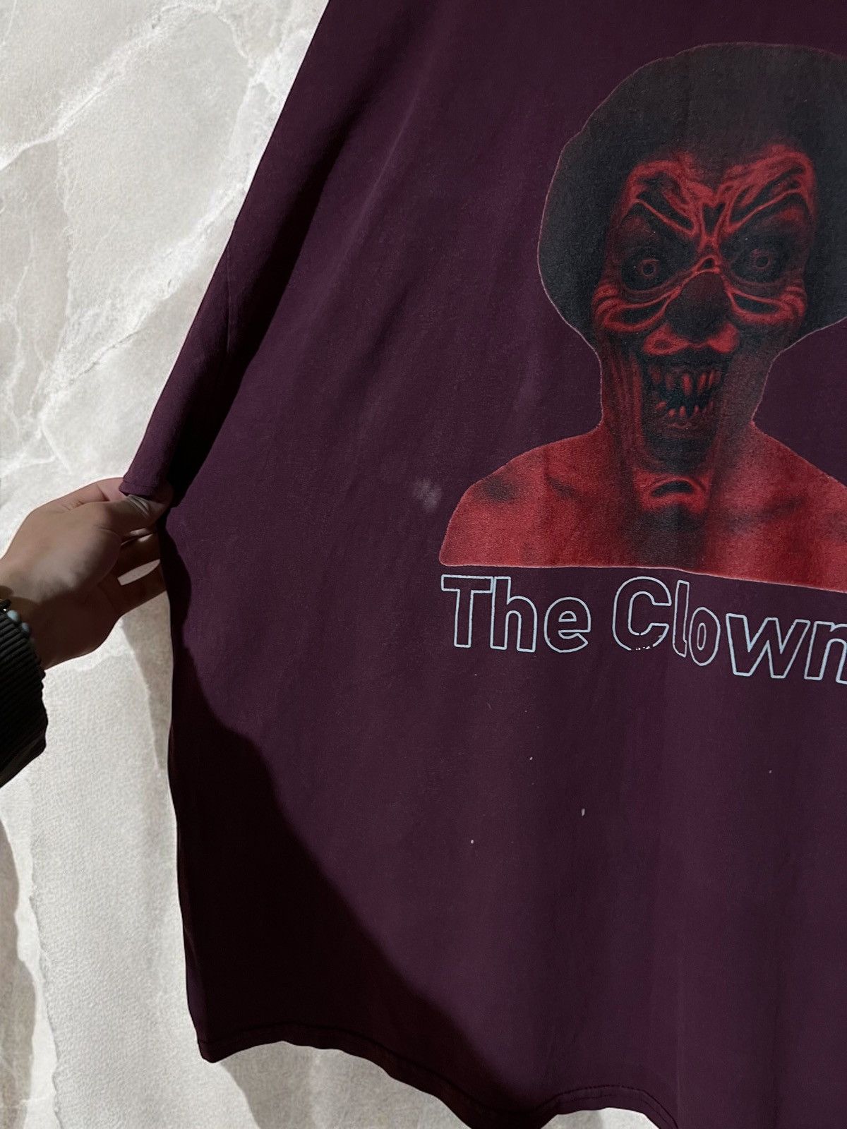 Band Tees × Vintage THE CLOWN HORROR MOVIE VINTAGE TEE T SHIRT y2k heavy cotton Size US XL / EU 56 / 4 - 5 Thumbnail