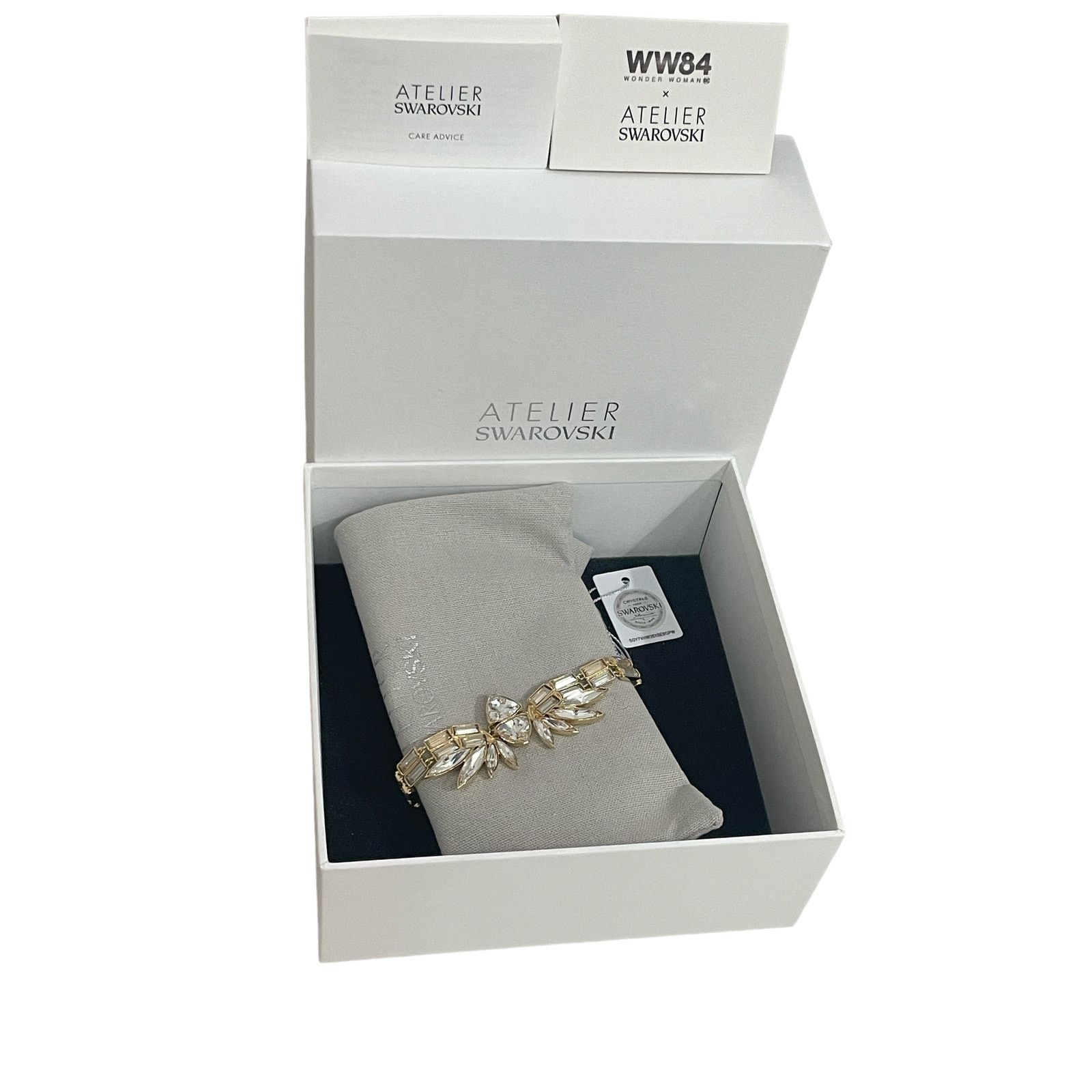 Swarovski Swarovski Wonder Woman bangle Gold tone Bracelet Size ONE SIZE - 1 Thumbnail