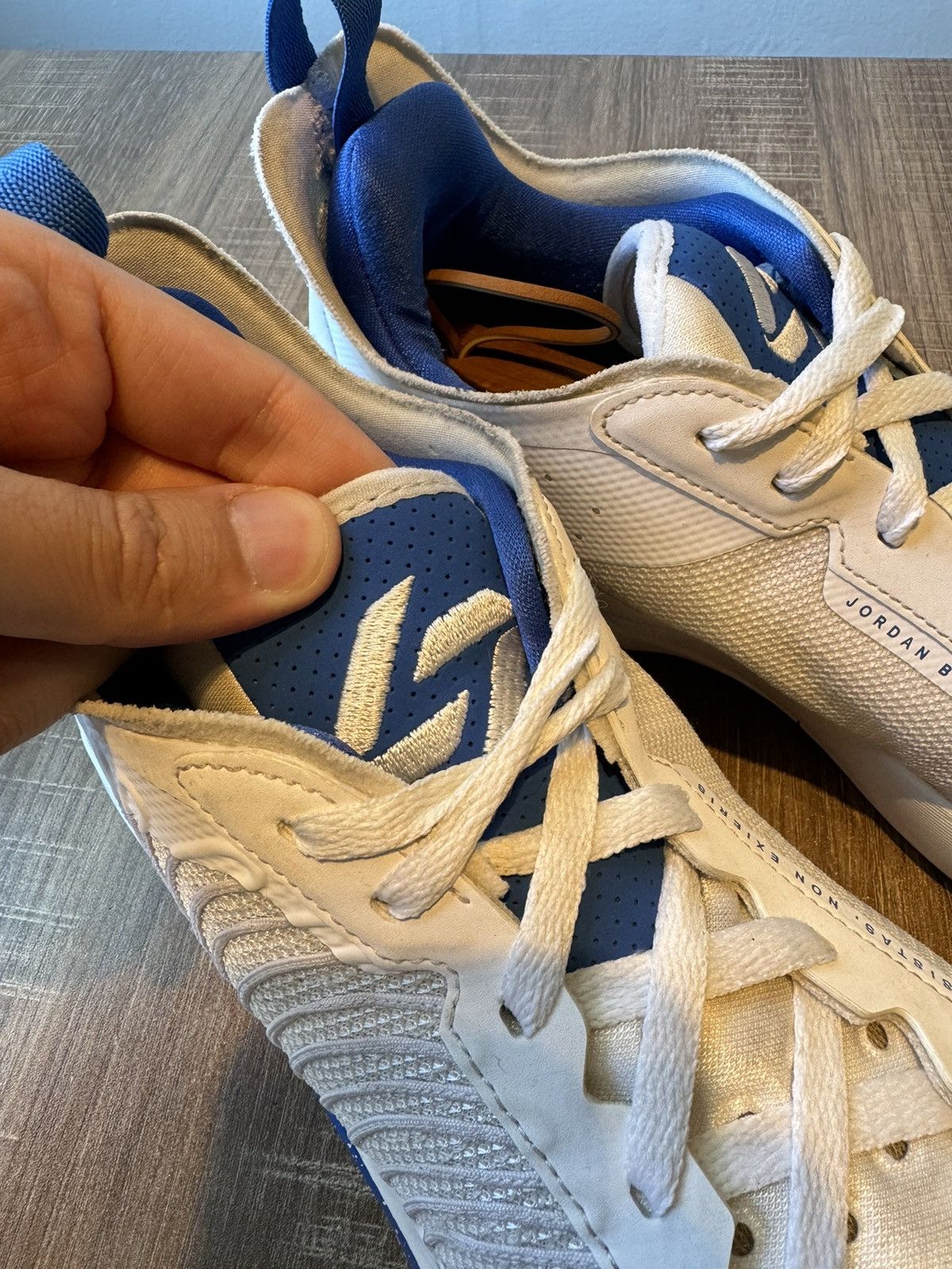 Jordan Brand Jordan Luka 1 White Sport Blue Basketball Mens Size 10.5 Size US 10.5 / EU 43-44 - 7 Thumbnail