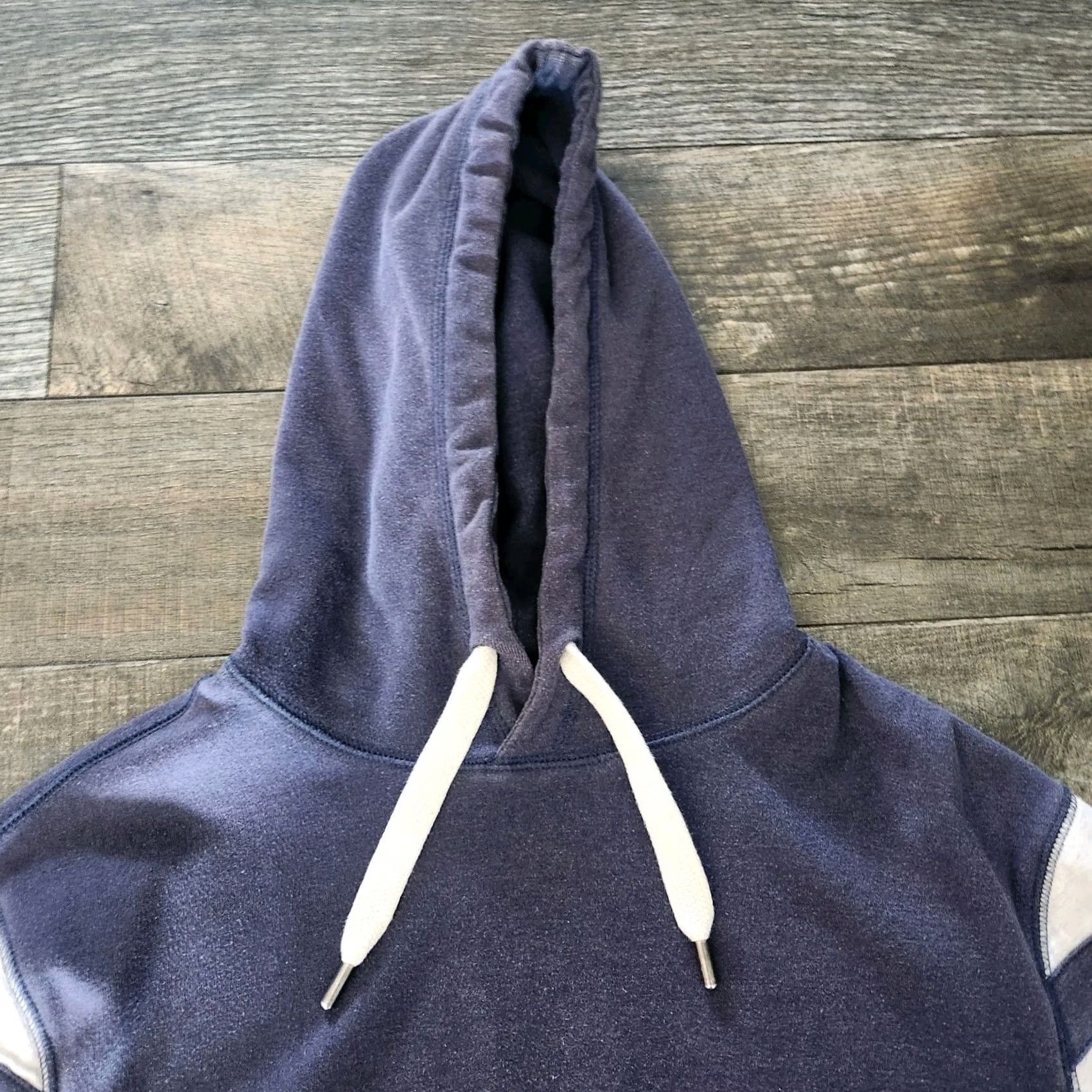 J Brand The Normal Brand Hoodie Mens Medium Pullover Navy Blue Striped Pocket Size US M / EU 48-50 / 2 - 5 Thumbnail