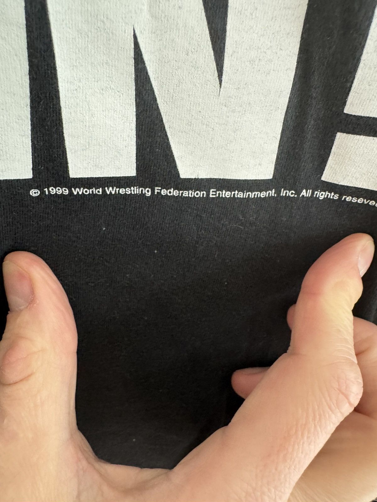 WWF Vtg WWF The Rock “Layeth The Smacketh Down” T-Shirt - Small Size US S / EU 44-46 / 1 - 5 Thumbnail