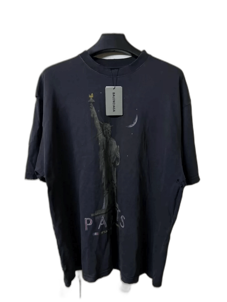 Balenciaga Balenciaga Statue of Liberty Short Sleeve T-Shirt-2506 Size US L / EU 52-54 / 3 - 1 Thumbnail