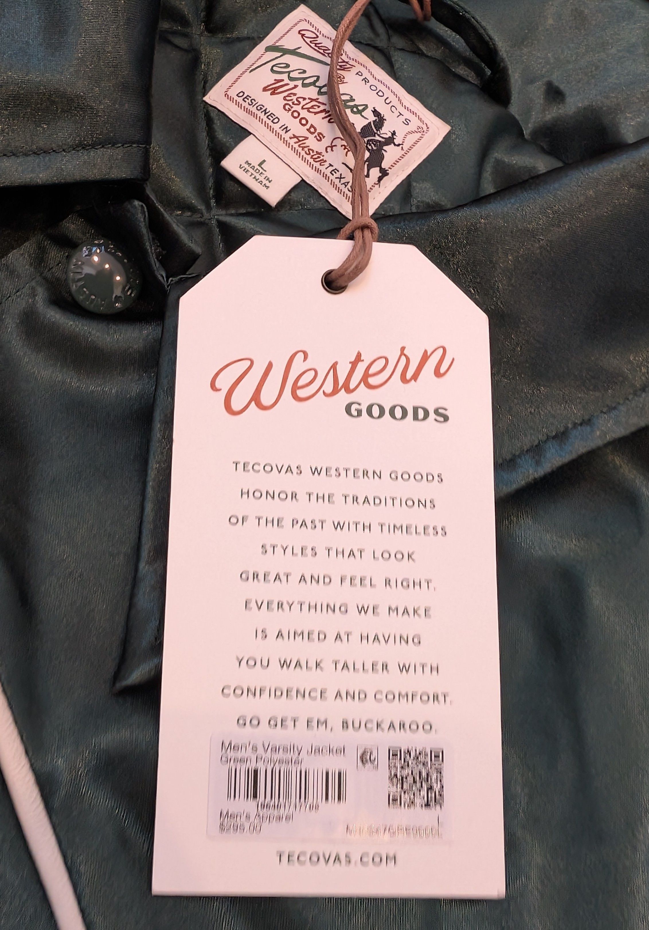Tecovas NWT RARE Tecovas Western Goods Varsity Jacket Size US L / EU 52-54 / 3 - 4 Thumbnail