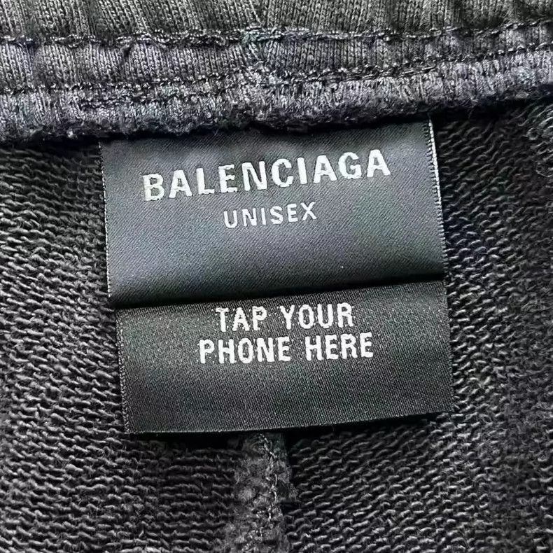 Balenciaga Balenciaga size S Co-branded trousers black show style loo Size US 27 - 3 Thumbnail