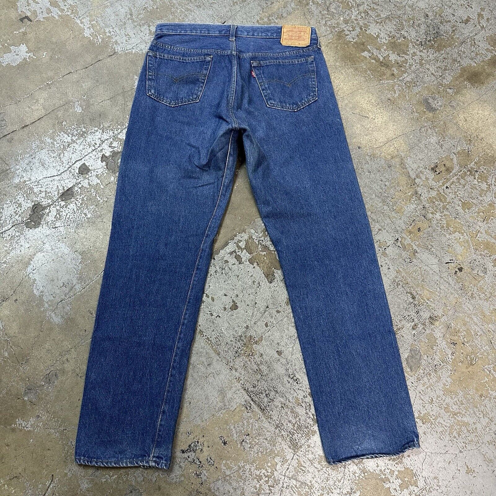 Levi's × Vintage Vintage Levi’s 501 Faded Dark Wash Denim Jeans 36x32 Size US 36 / EU 52 - 4 Thumbnail