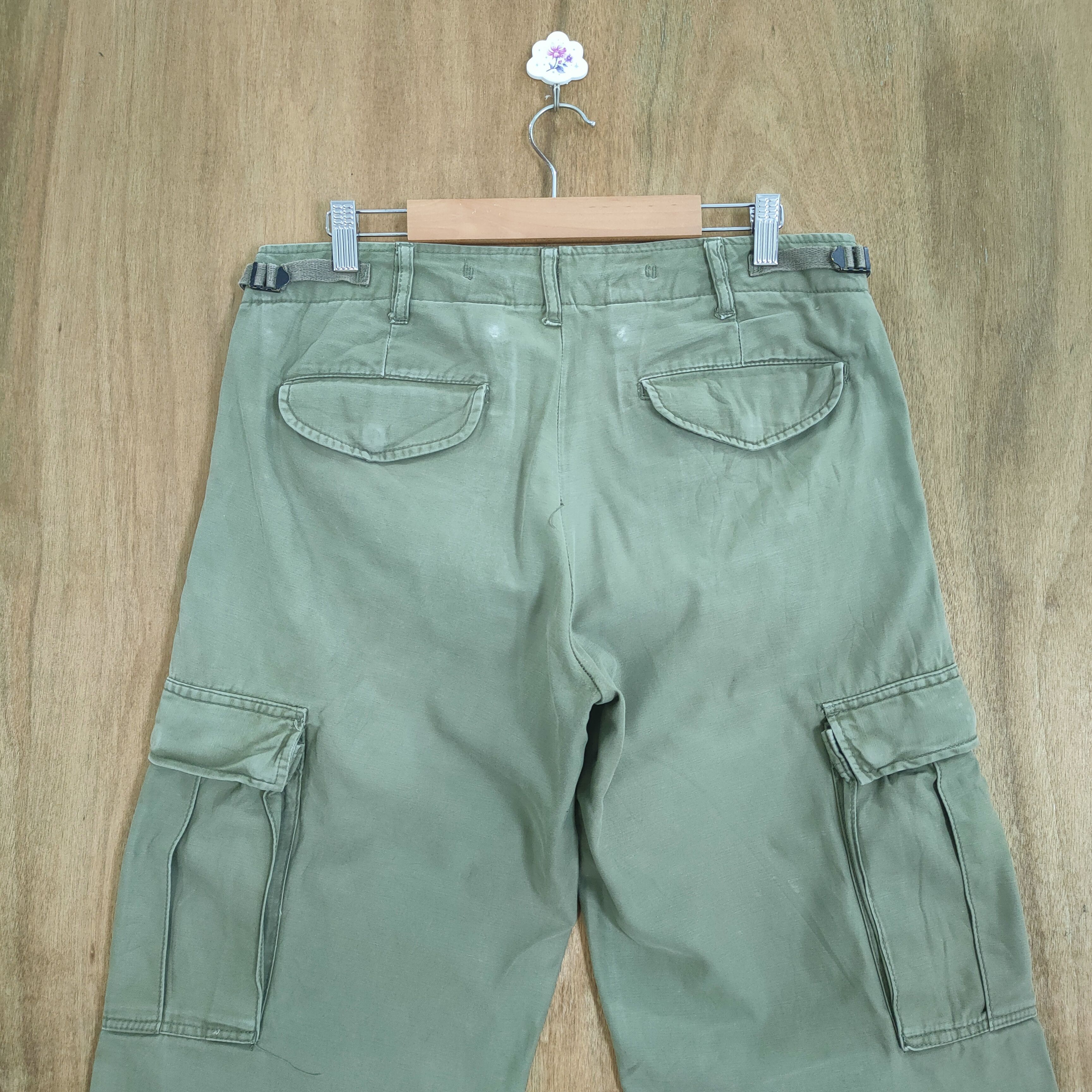 Japanese Brand VINTAGE B NUMBER GREEN CARGO PANTS Size US 32 / EU 48 - 8 Thumbnail