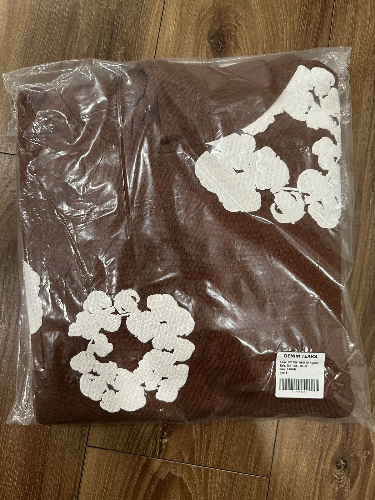 Image of Denim Tears “The Cotton Wreath” Hoodie Brown, Men's (Size Small)