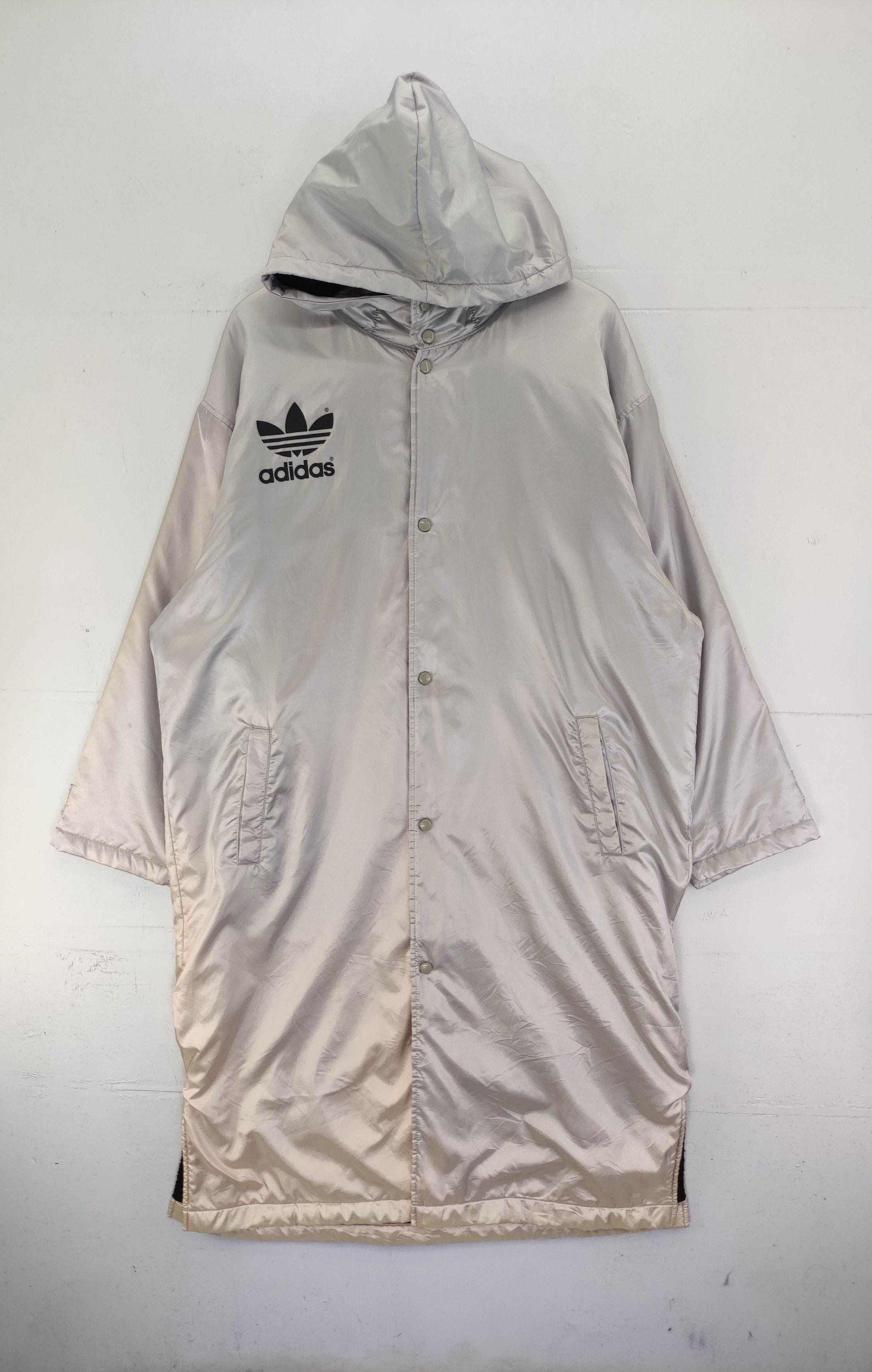 Adidas Vintage Adidas Faded Hoodie Snap Button Jacket Size US XL / EU 56 / 4 - 1 Thumbnail
