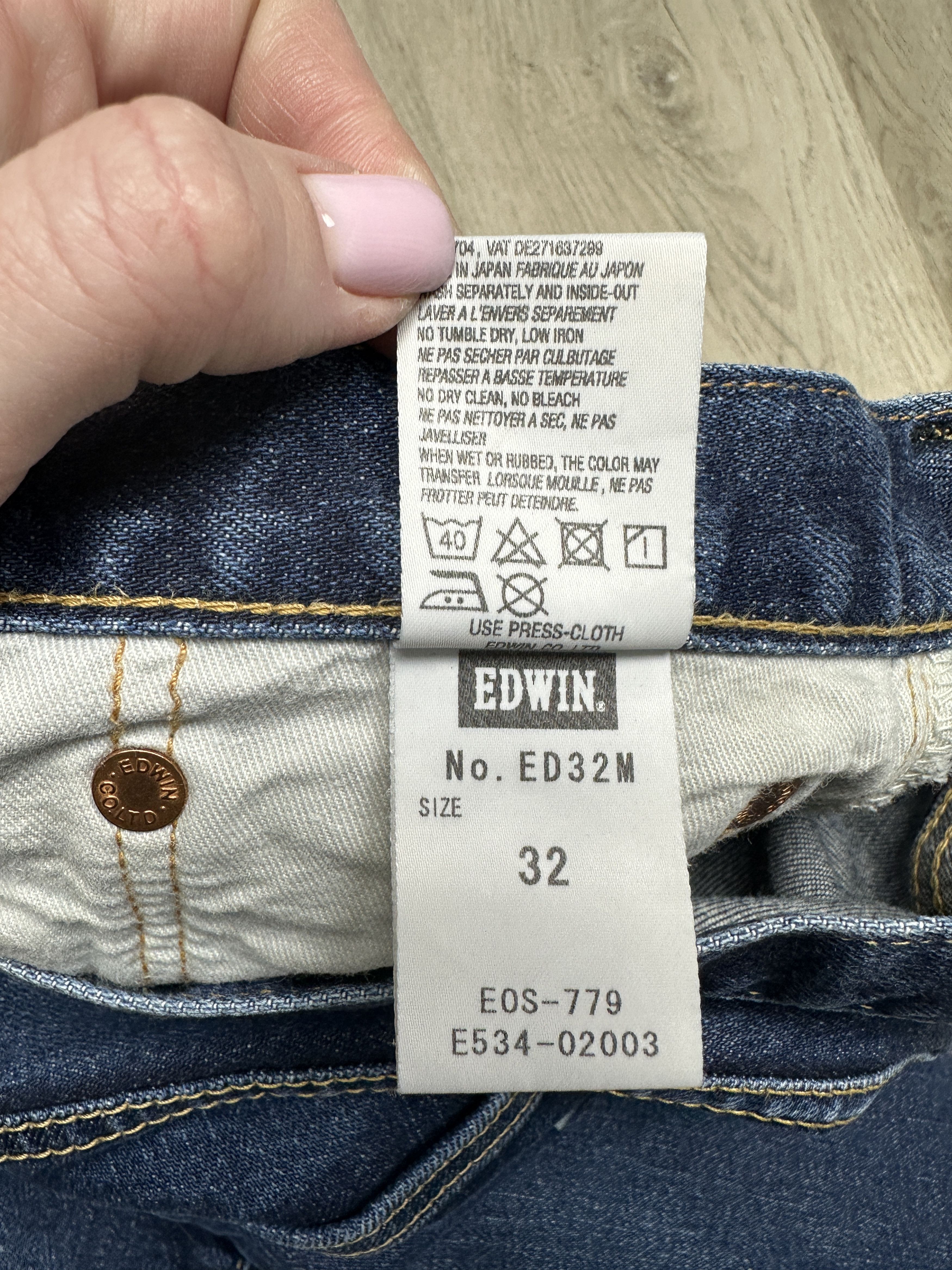 Edwin Edwin Mens Salvage Denim Pants Jeans Made in Japan Size US 32 / EU 48 - 8 Thumbnail
