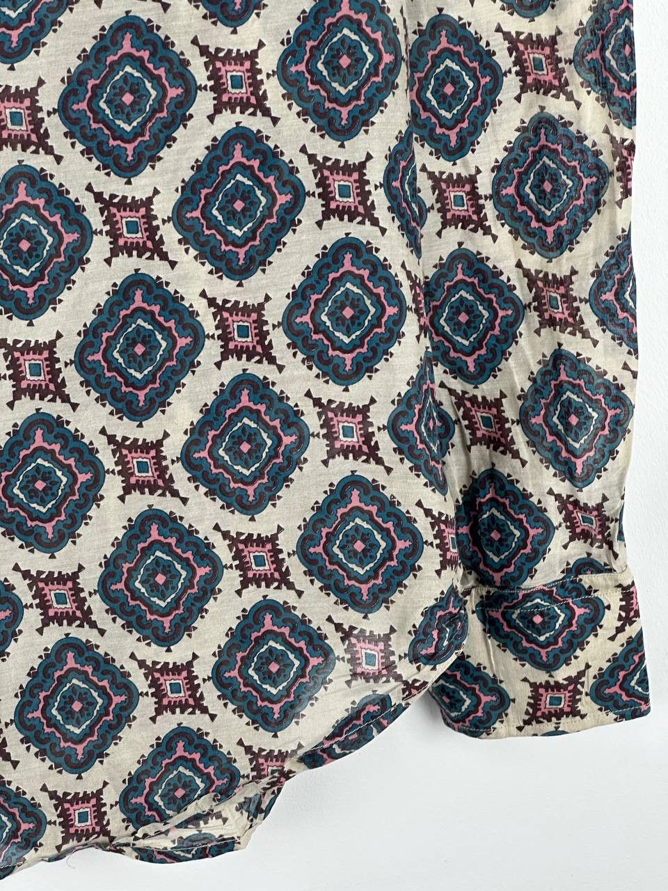 Designer × Paul Smith Paul Smith Silk Graphic Ornament Luxury Shirt Size US S / EU 44-46 / 1 - 6 Thumbnail