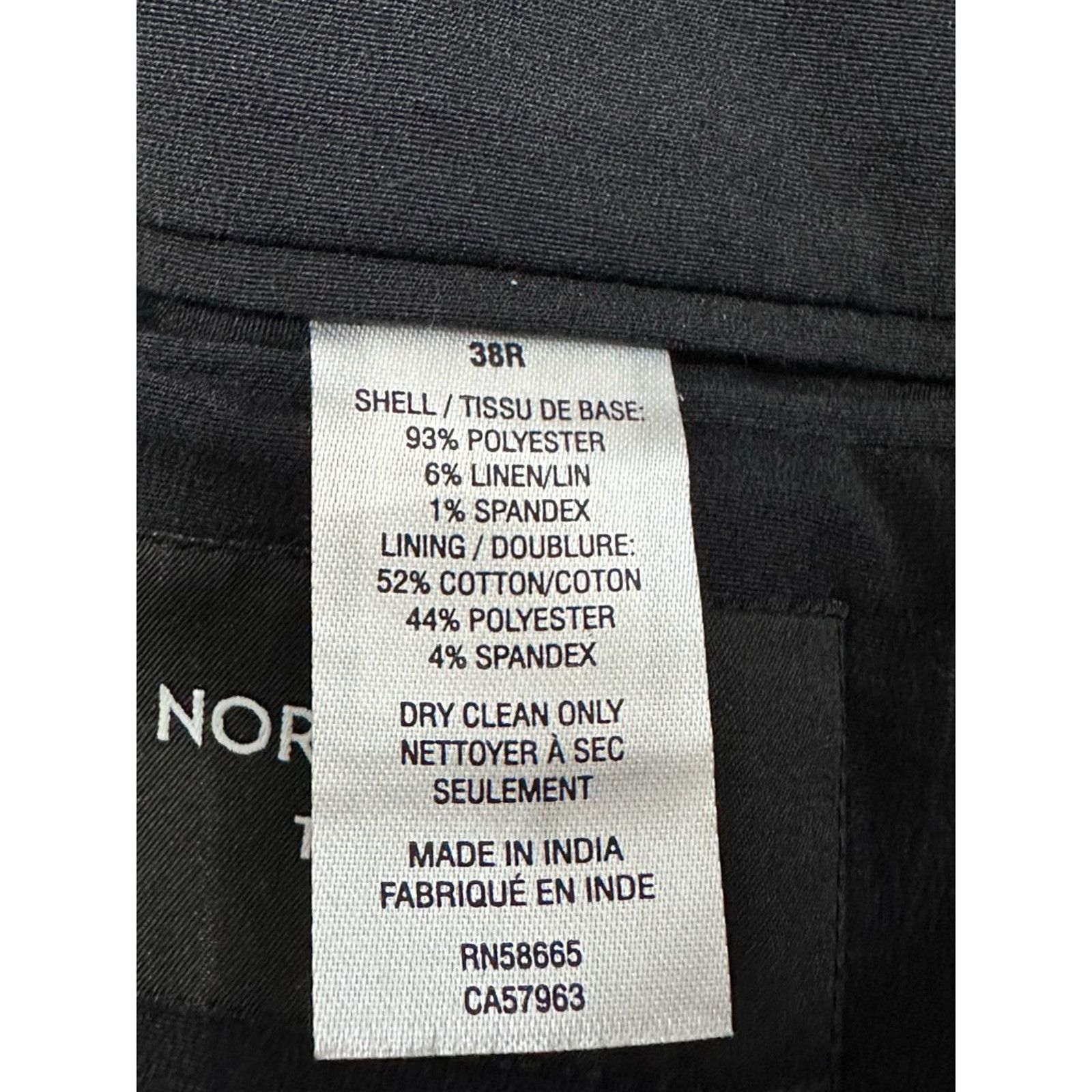 Nordstrom Nordstrom Suit Jacket Two Button Lined Gray Men's 38R NWOT Size 38R - 9 Thumbnail
