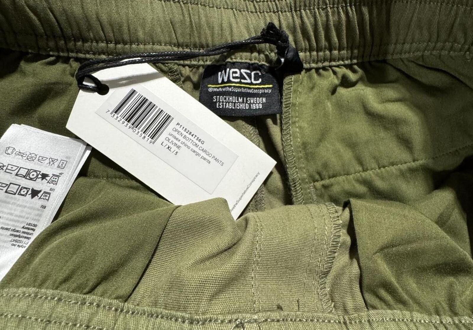 WeSC We Are the Superlative Conspiracy Olive Green Cargo Pants Size US 34 / EU 50 - 4 Thumbnail