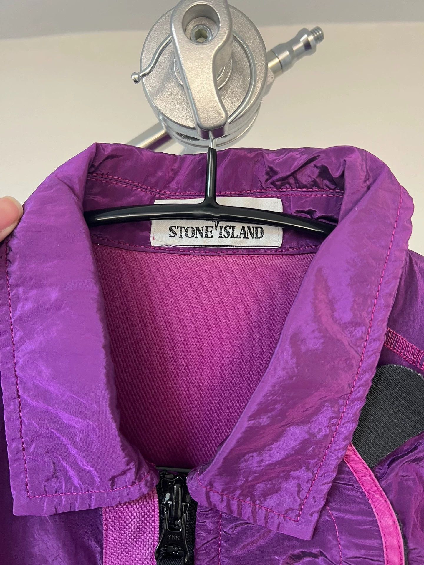 Stone Island Stone Island 18FW Metallic Nylon Grape Purple Size US L / EU 52-54 / 3 - 4 Thumbnail