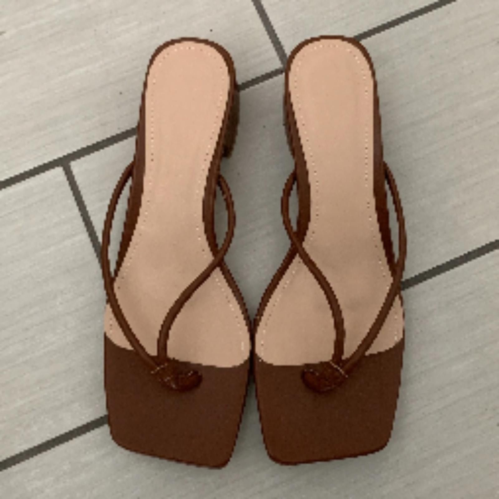 Lulus LULUS NEW sandals chunky heel Size US 6 / IT 36 - 1 Thumbnail