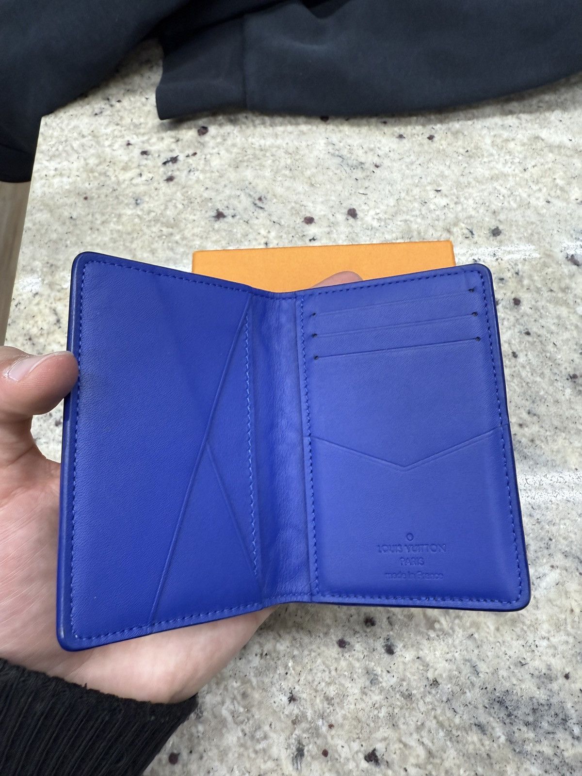 Louis Vuitton Louis Vuitton Navy Blue Monogram Card Holder Size ONE SIZE - 4 Thumbnail