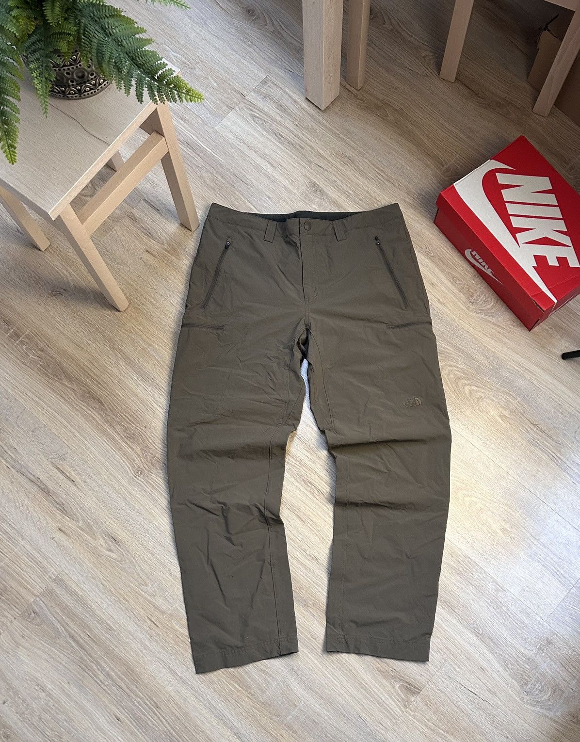Pre-owned Outdoor Life X The North Face 00s Vintage The North Face Outdoor Retro Pants Gorpcore In Khaki