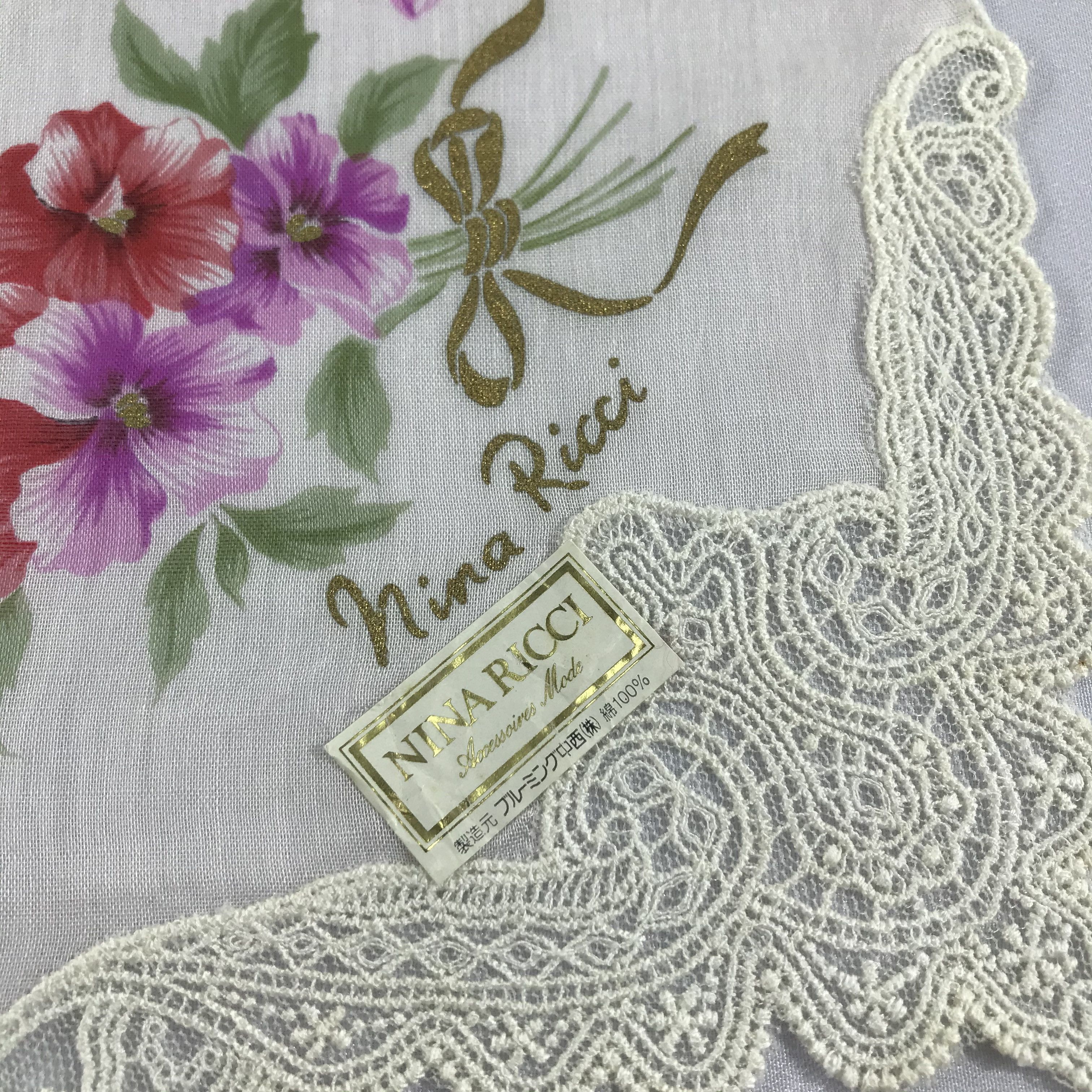 Nina Ricci Nina Ricci Handkerchief Neckerchief Bandana H1019 Size ONE SIZE - 3 Thumbnail