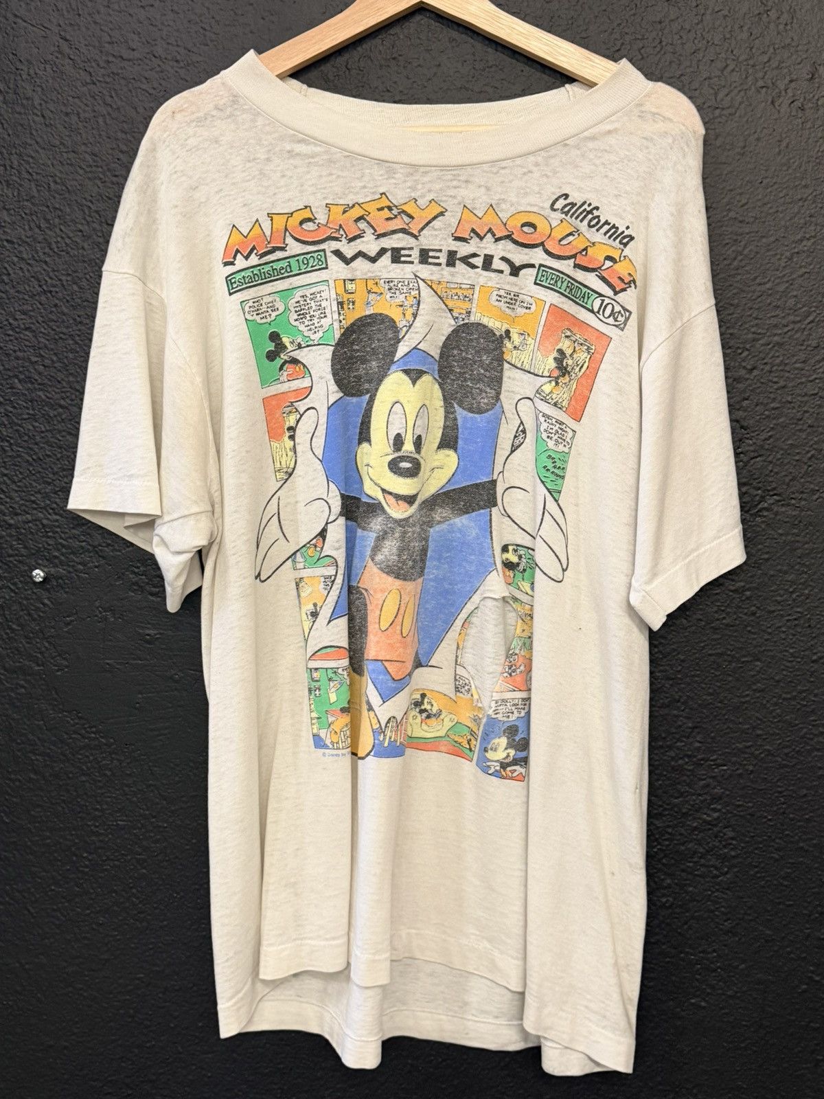 Vintage Vintage mikey mouse tee Size US XL / EU 56 / 4 - 1 Thumbnail