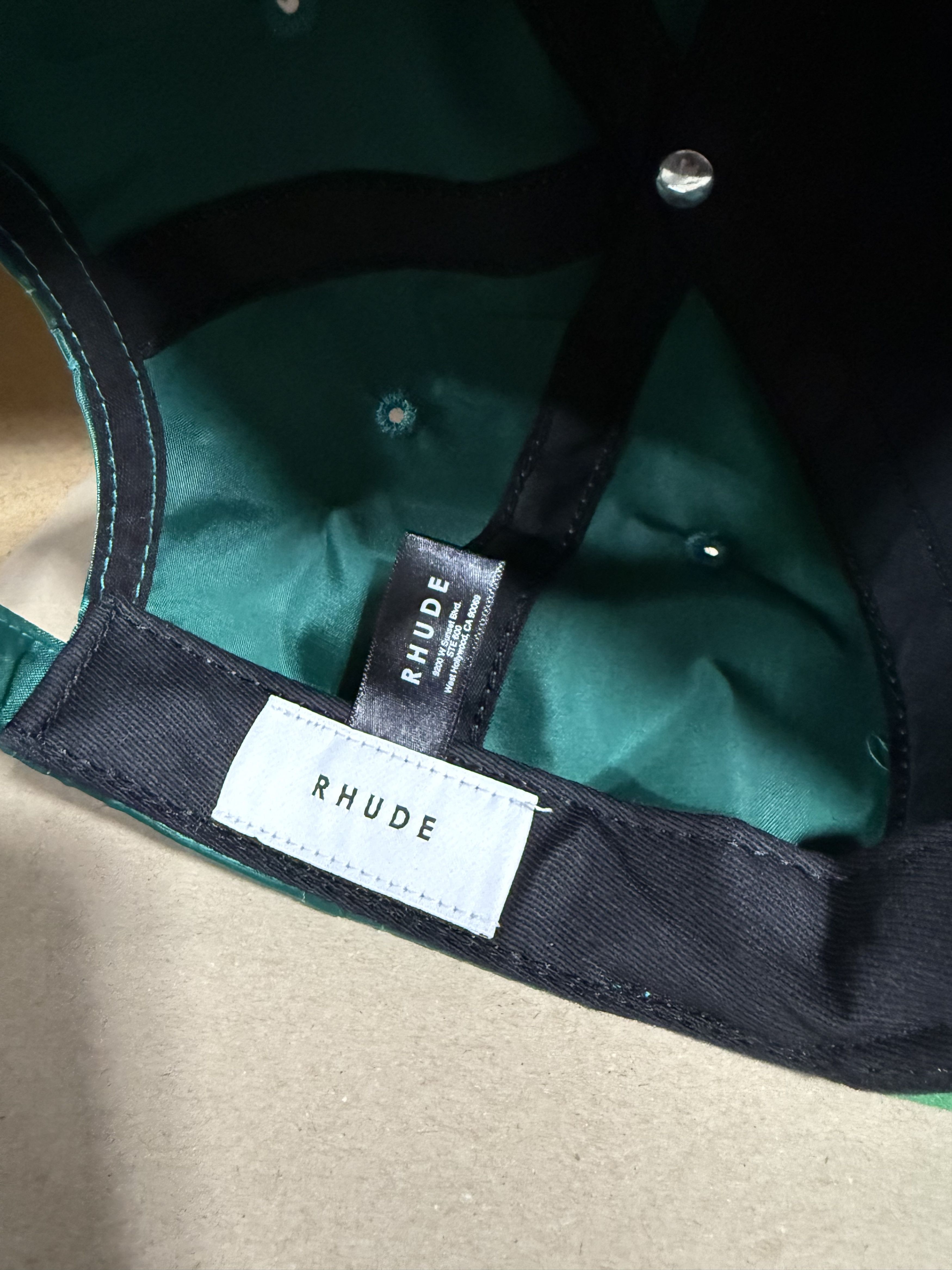 Rhude Rhude Batting Hat 'Green/White' Size ONE SIZE - 2 Thumbnail