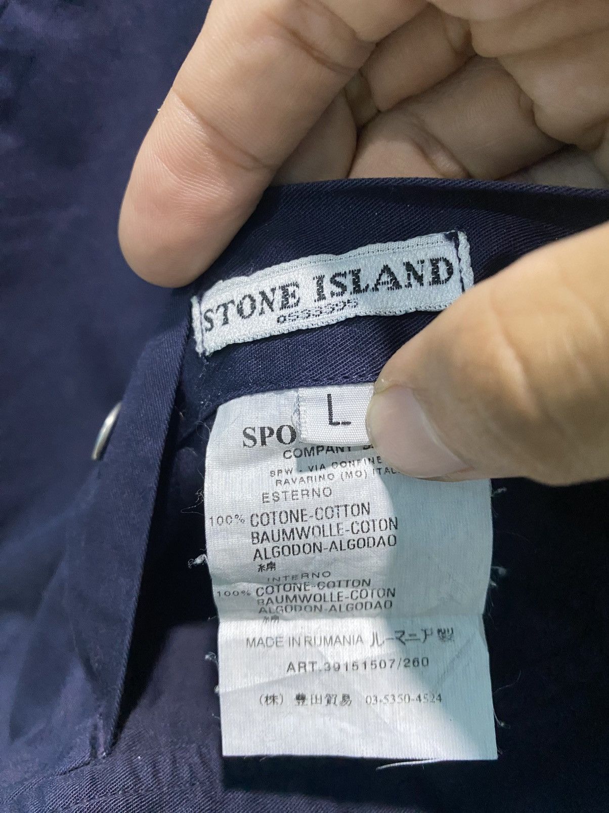 Stone Island Aw03 Stone Island Reversible Overshirt Size US L / EU 52-54 / 3 - 13 Thumbnail
