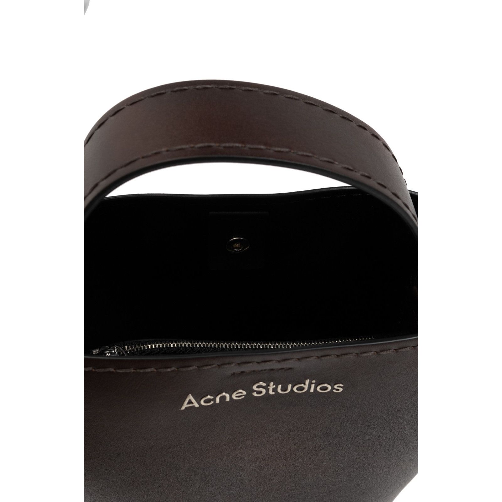 Acne Studios ACNE STUDIOS Bucket Brown Leather Shoulder Bag New Size ONE SIZE - 4 Thumbnail