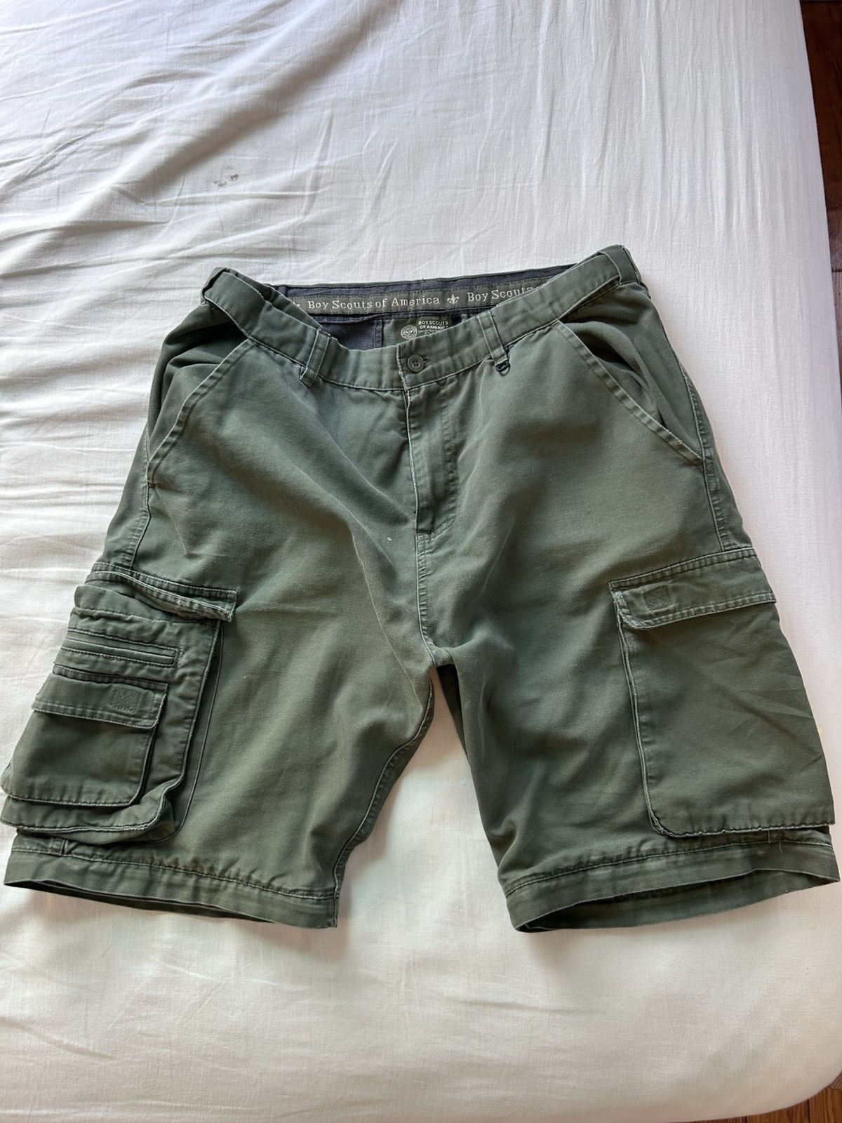 Carhartt Olive Green zipper Cargo pants Size US 32 / EU 48 - 9 Thumbnail