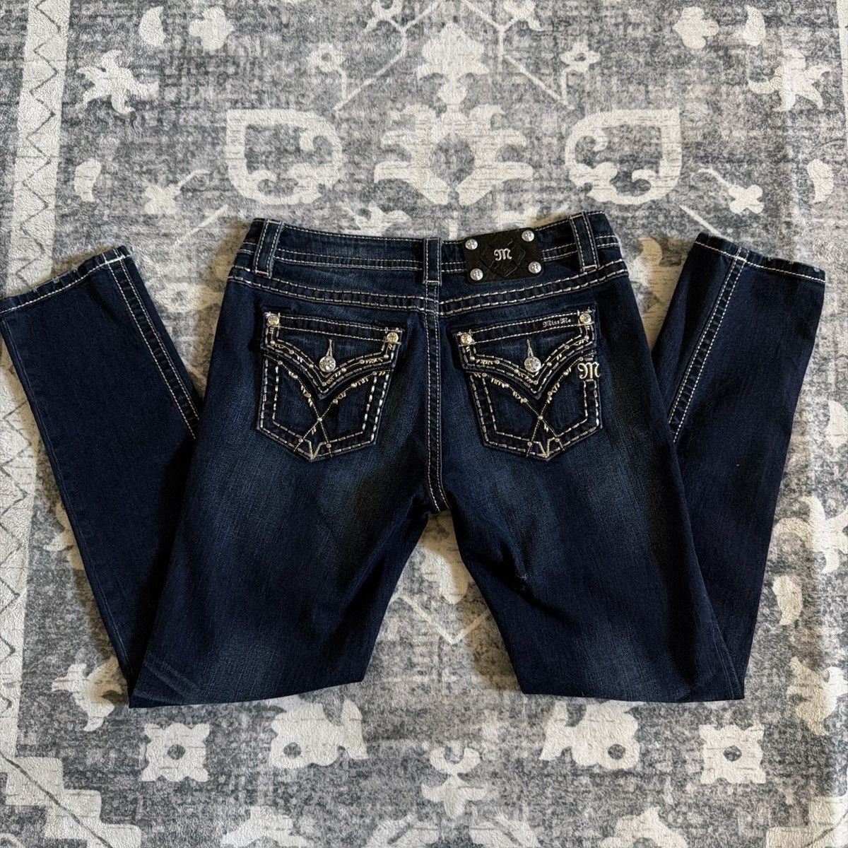 Miss Me Miss Me dark washed jeans Size 30" / US 8 / IT 44 - 1 Thumbnail