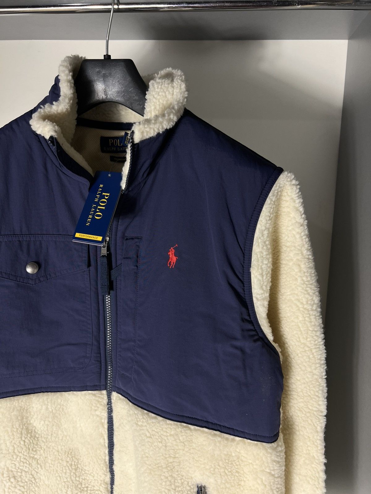 Polo Ralph Lauren × Vintage VERY RARE POLO RALPH LAUREN FLEECE LIGHT JACKET DESIGNER Y2K Size US S / EU 44-46 / 1 - 2 Thumbnail