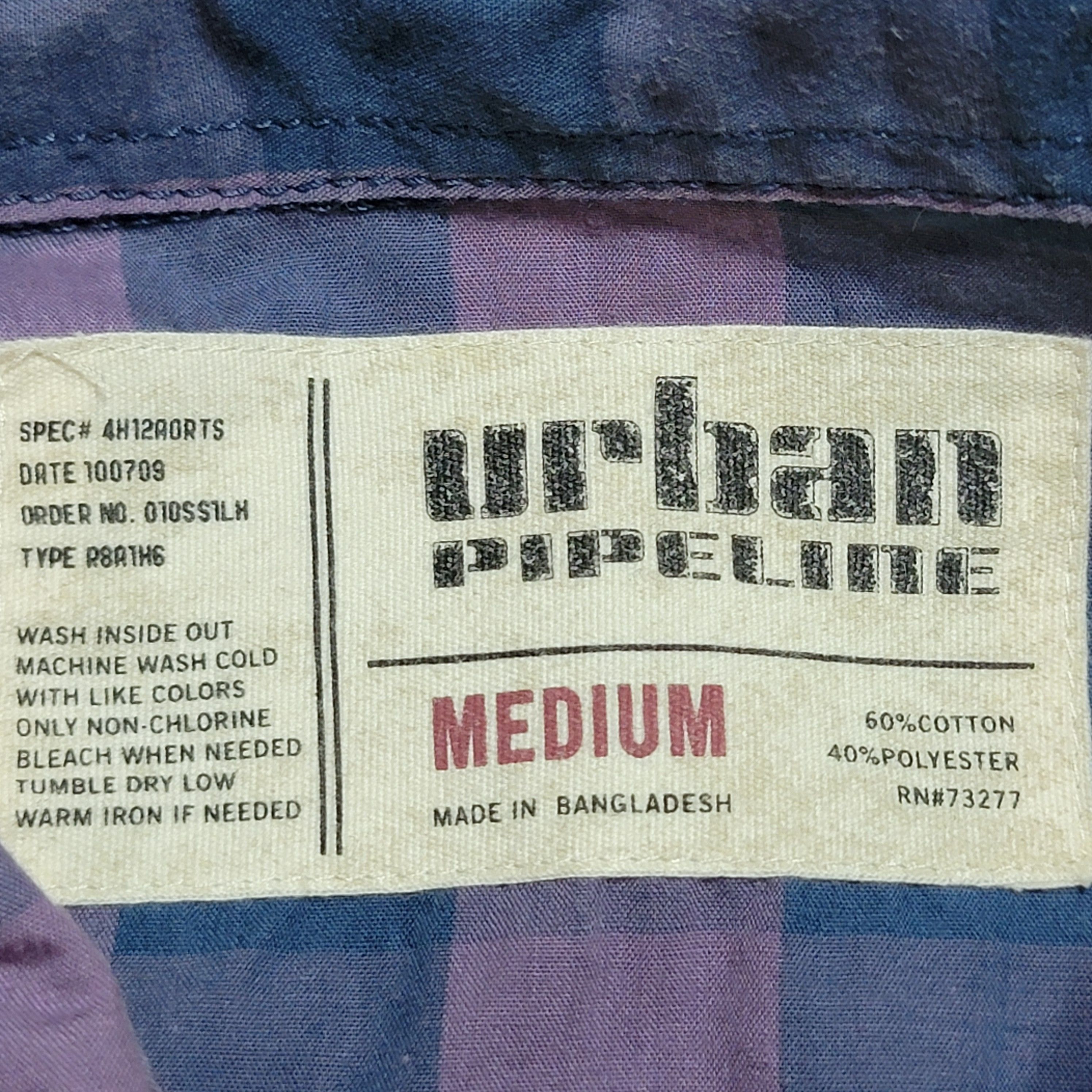 Urban Pipeline Urban Pipeline LS Pearl Snap Shirt - Size Medium Size US M / EU 48-50 / 2 - 5 Thumbnail