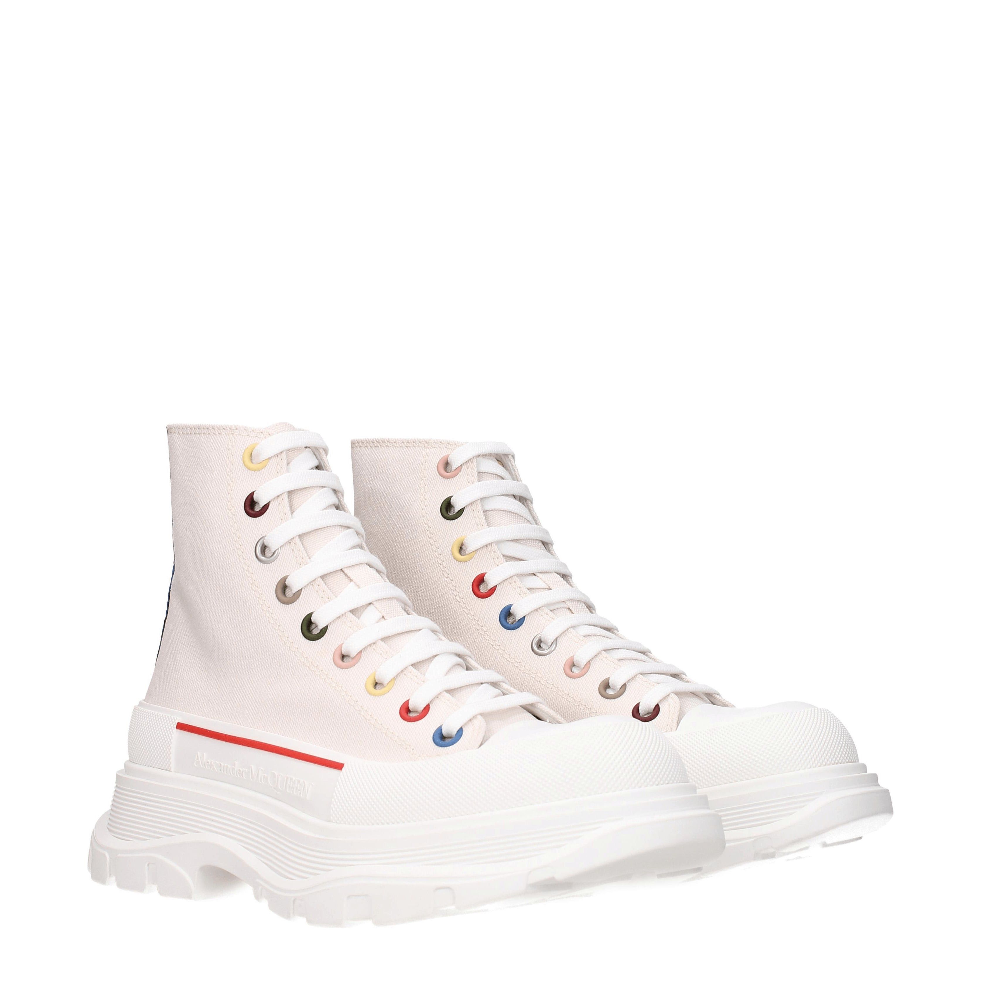 Alexander McQueen Ankle Boots in Textile Size US 7 / EU 40 - 1 Thumbnail