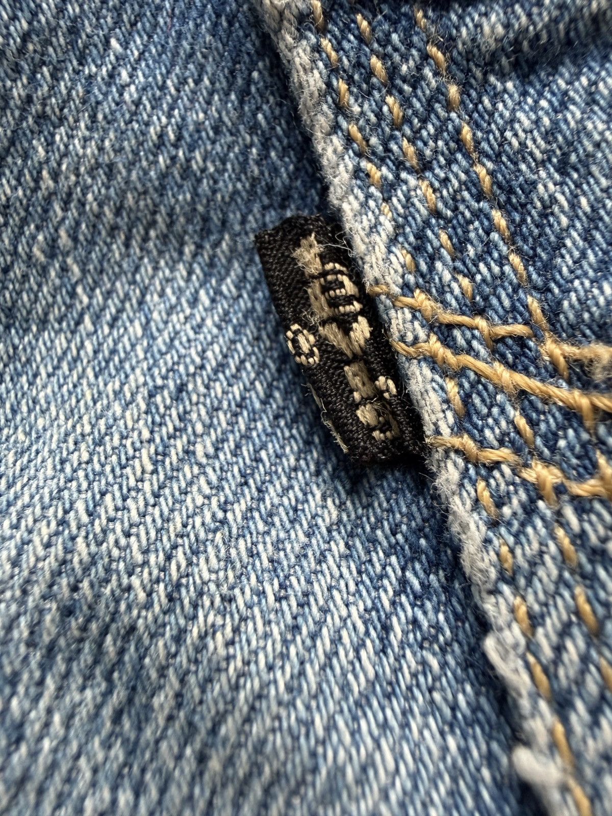 Levi's Vintage 70s Levi's Flared Movin' On Denim Jeans Size US 36 / EU 52 - 5 Thumbnail