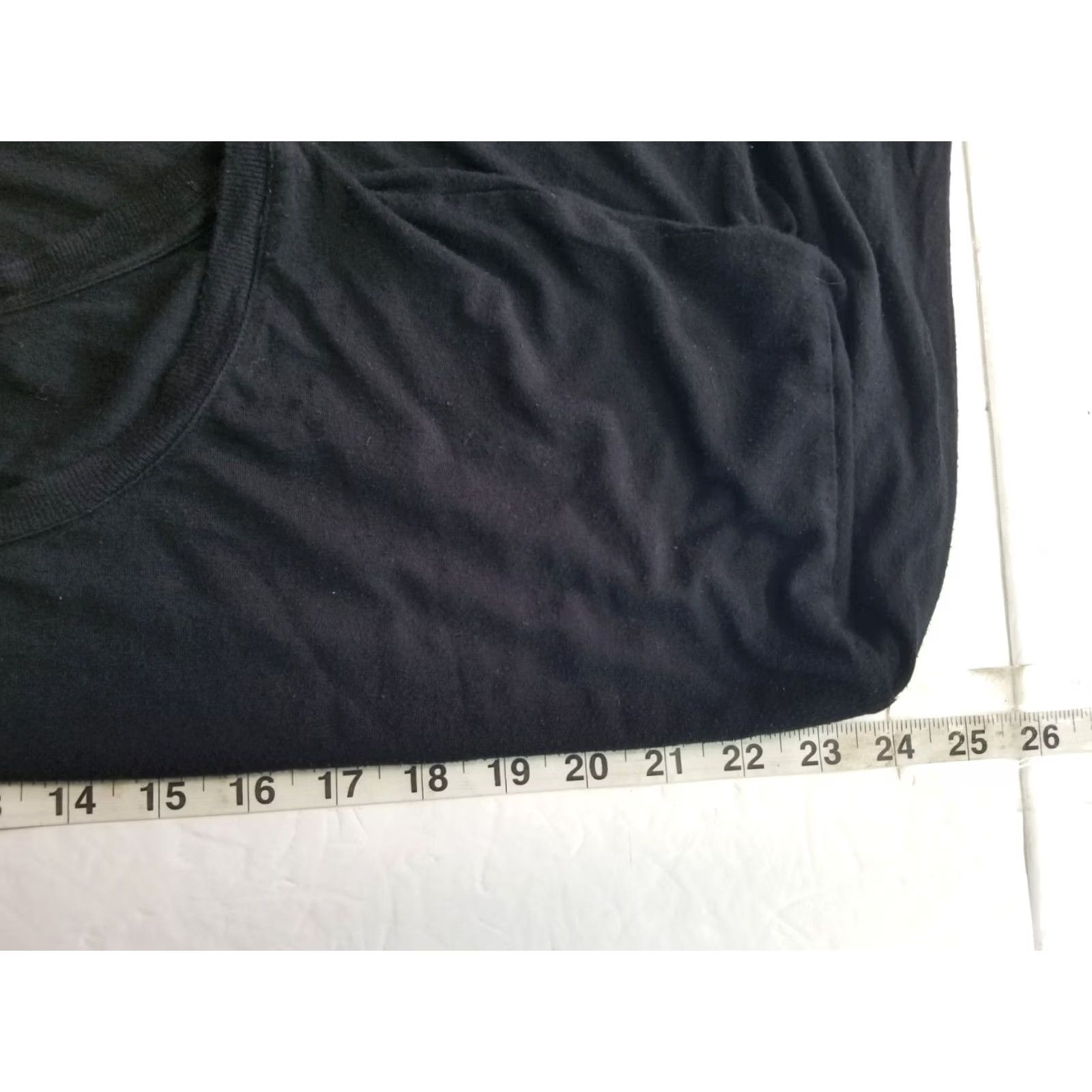 Vintage Babaton Shirt Womens Black Basic Crewneck Long Sleeve Size M Crew Neck Rayon Spandex T-Shirt Babaton Womens Black Scope Size M / US 6-8 / IT 42-44 - 4 Thumbnail