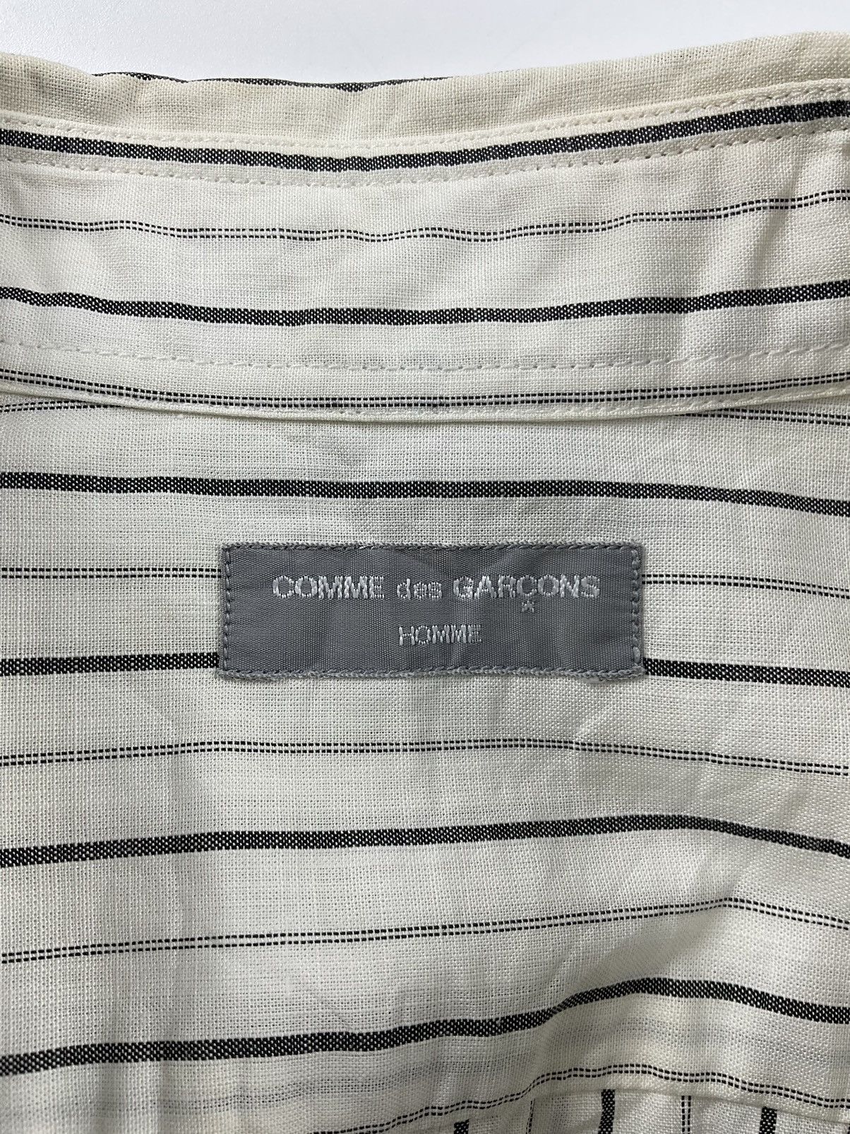 Comme des Garcons Comme des Garcons Homme S/S'02 Striped Shirt Size US XL / EU 56 / 4 - 10 Thumbnail