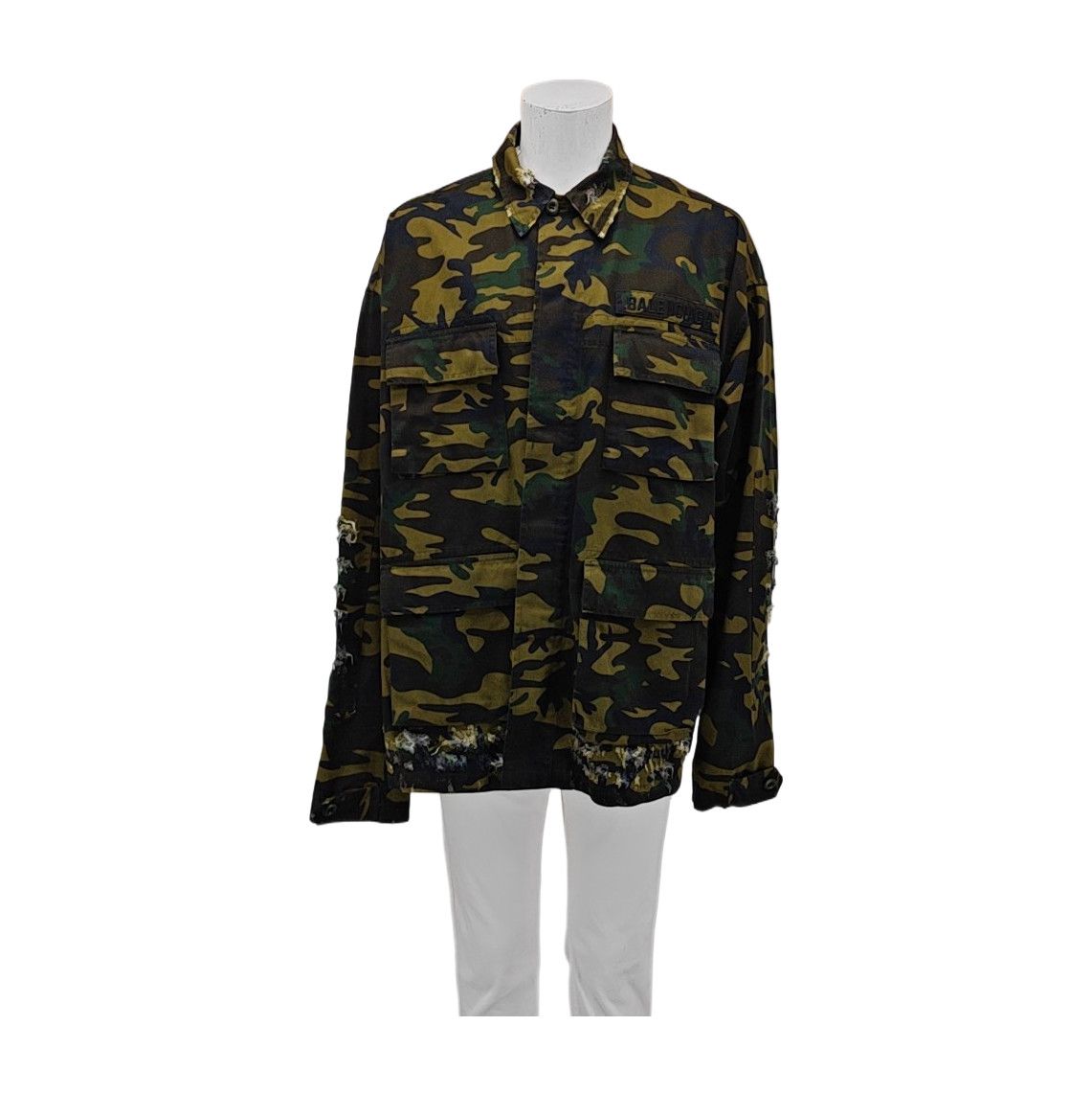 Balenciaga Balenciaga Camo Print Cotton Shirt Jacket Size XS Size US XS / EU 42 / 0 - 1 Thumbnail