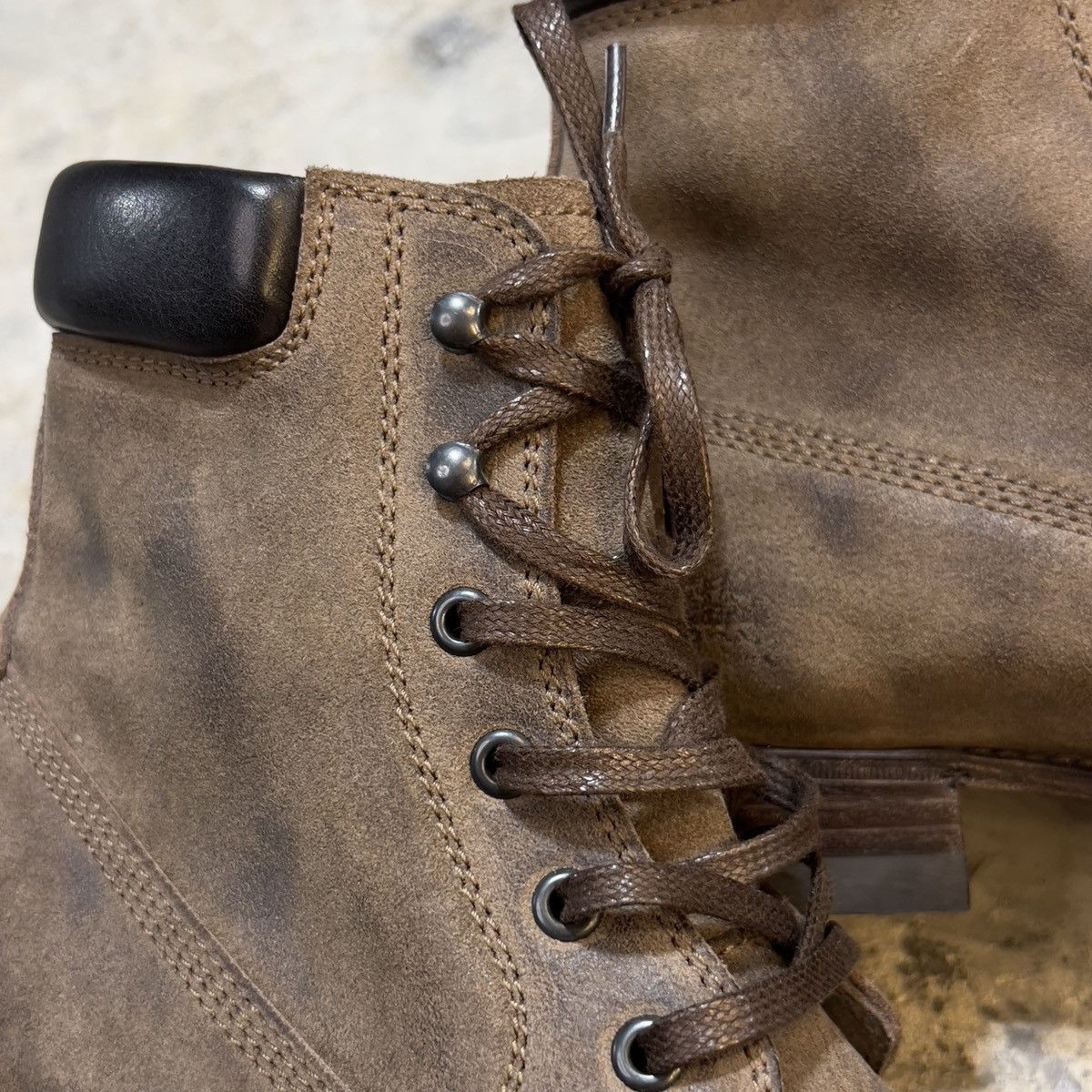n.d.c. made by hand forester r hammer castoro leather handmade welted boots Size US 8.5 / EU 41-42 - 3 Thumbnail