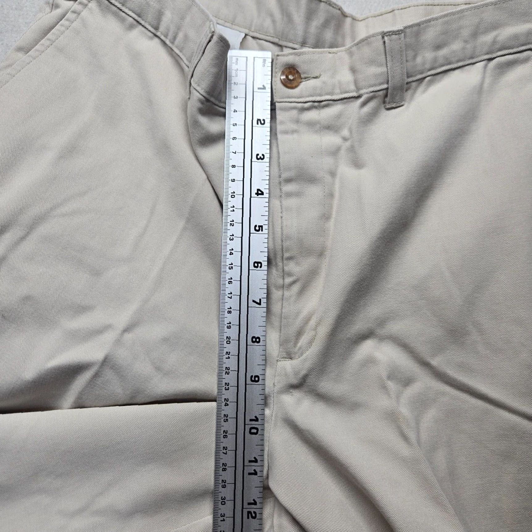 Farah Authentic Khaki Hued Cotton Twill Chino Fabric Work Dress Pants for Adult Mens Size 38 Waist 30 Inseam Size US 38 / EU 54 - 6 Thumbnail