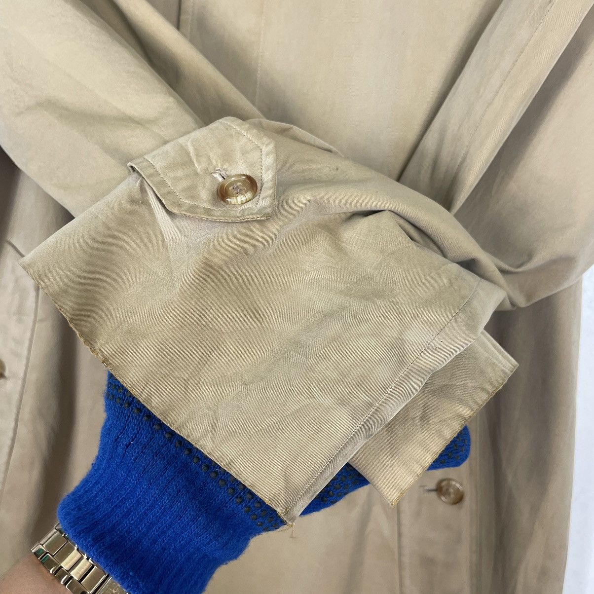 Burberry Prorsum × Vintage 💥VTG BURBERRYS PRORSUM NOVA CHECK TRENCH COAT Size US L / EU 52-54 / 3 - 6 Thumbnail