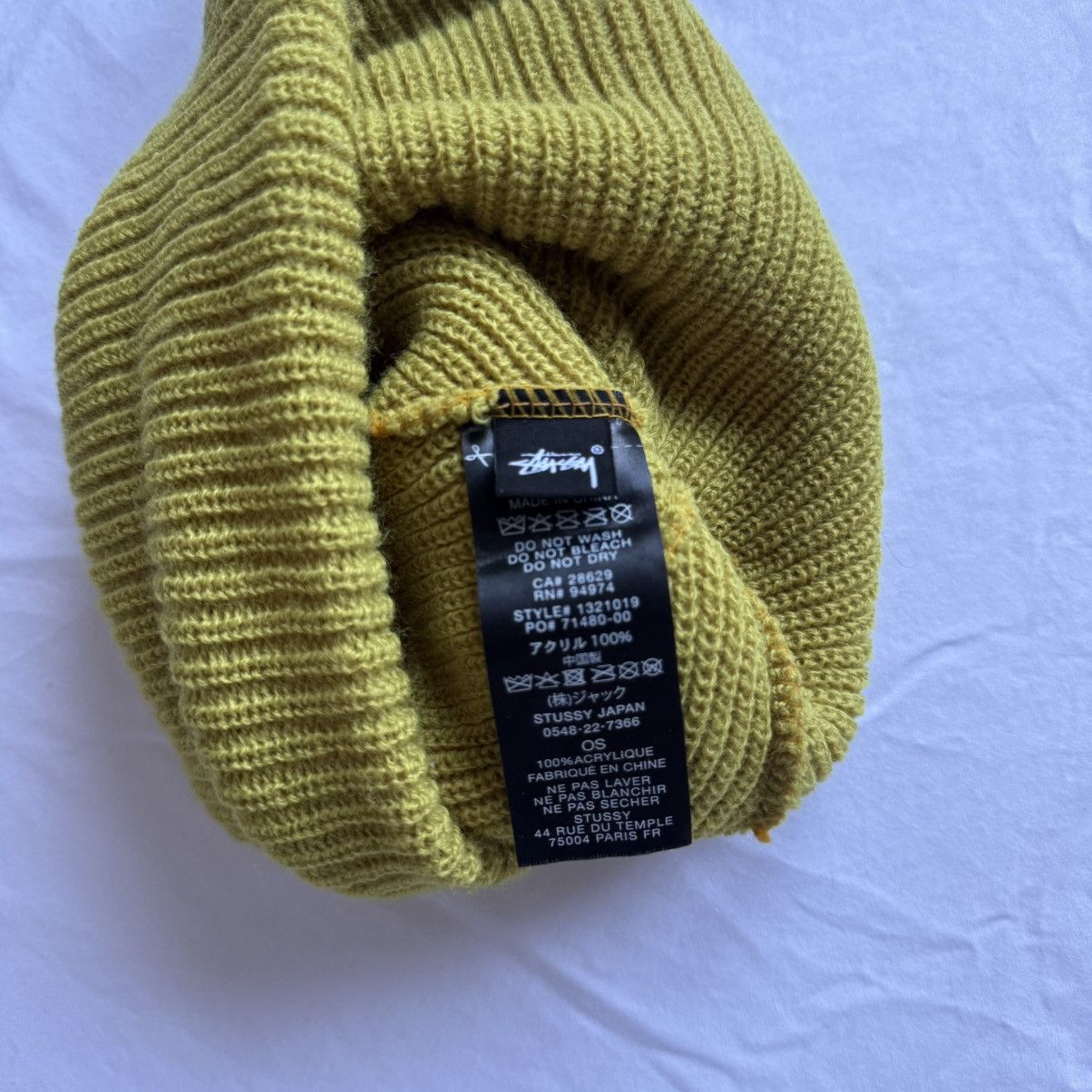 Stussy Stussy Embroidered Classic Logo Knit Beanie Moss w/ Tags Size ONE SIZE - 3 Thumbnail