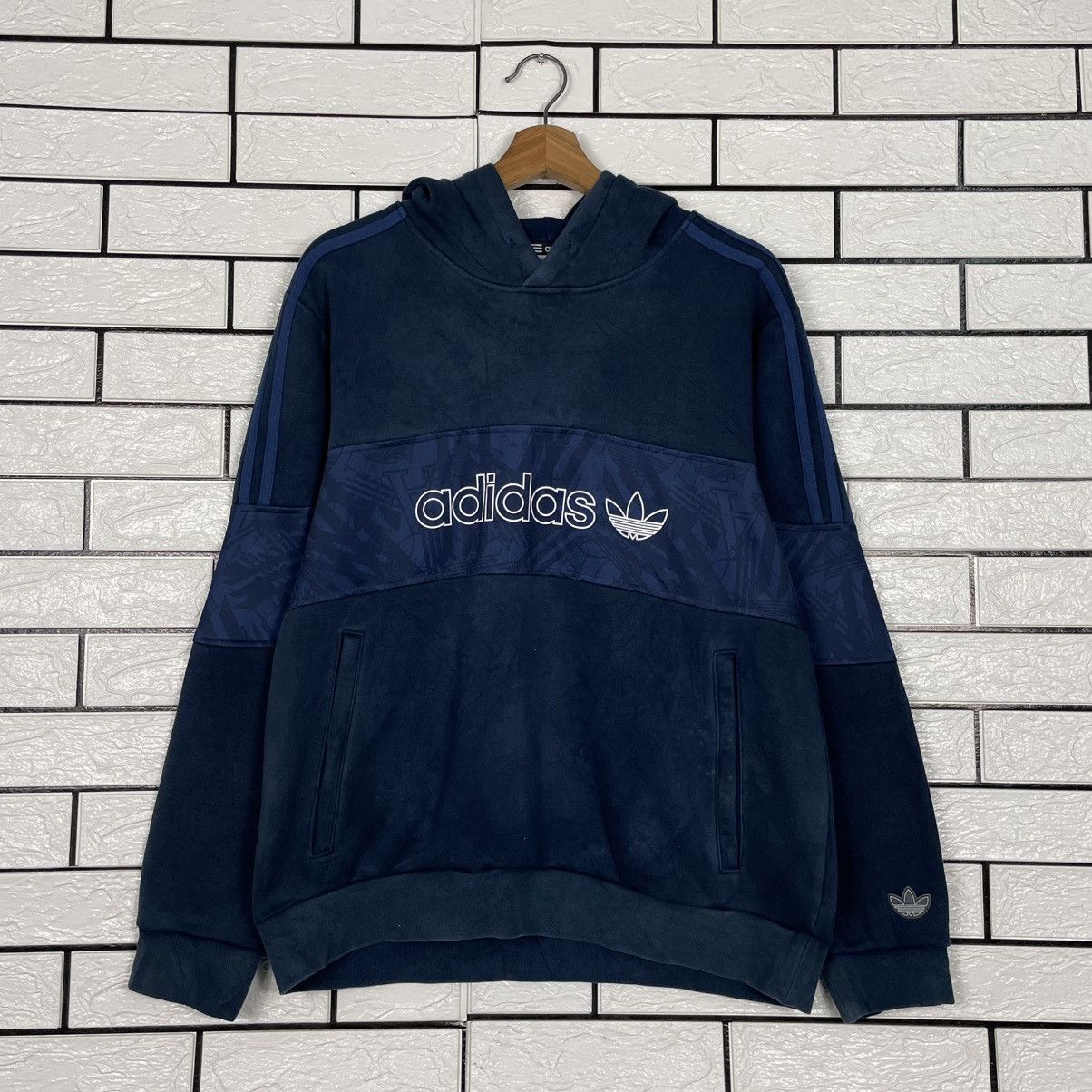 Adidas Adidas Big Logo Pullover Hoodie Size US M / EU 48-50 / 2 - 10 Thumbnail