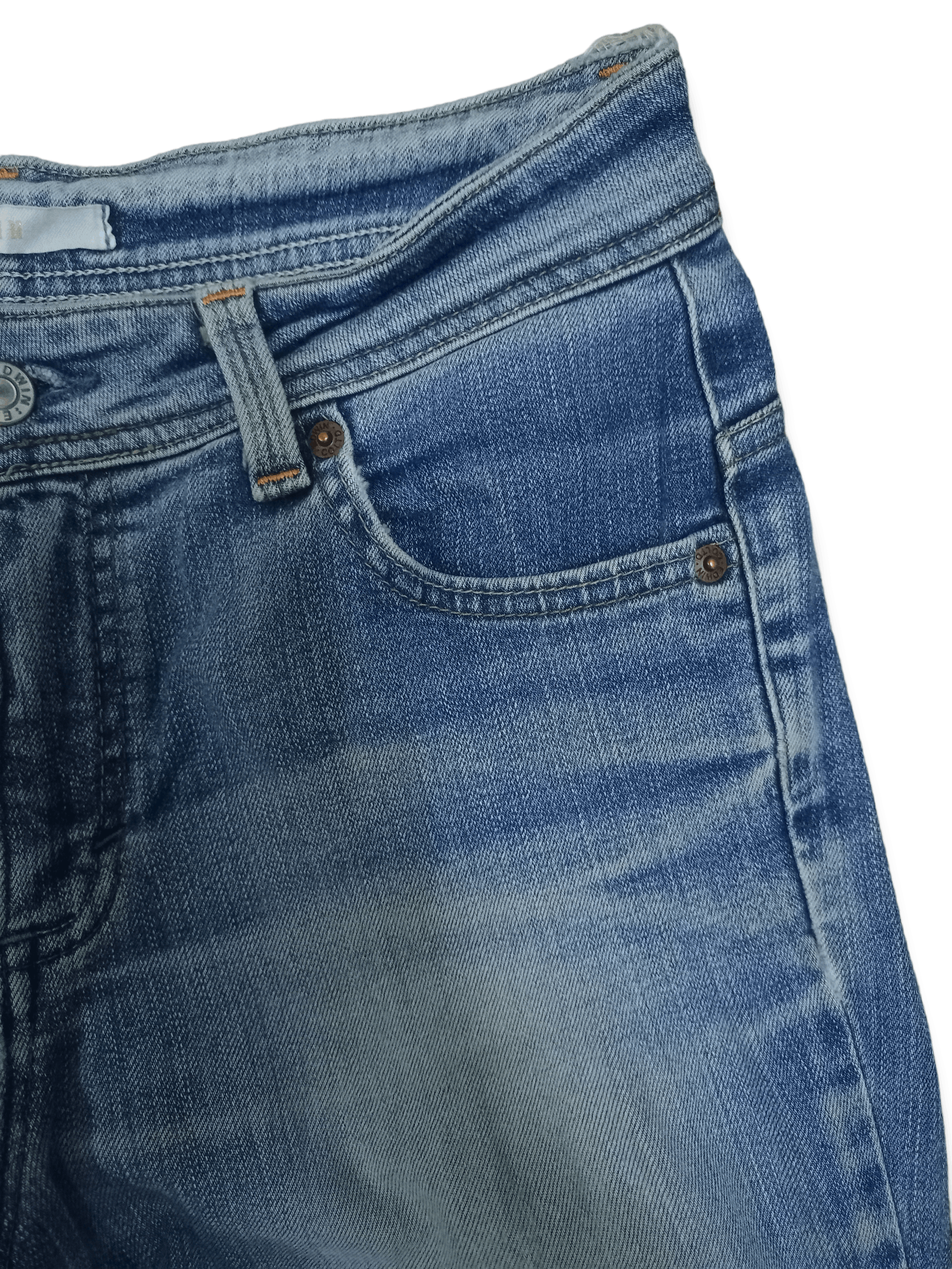 Edwin × Japanese Brand Vintage Edwin Japan Light Wash Distressed Jeans 27x30 Size US 27 - 7 Thumbnail