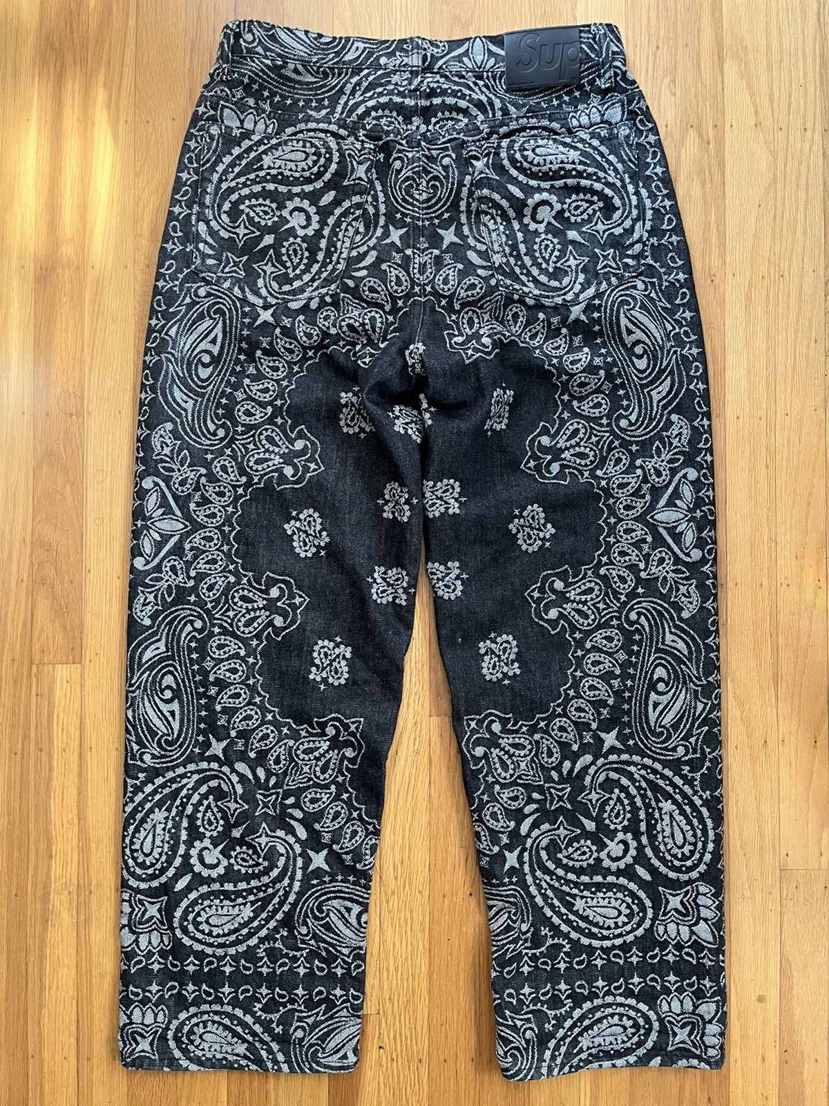 Supreme Bandana Jacquard Baggy Jean