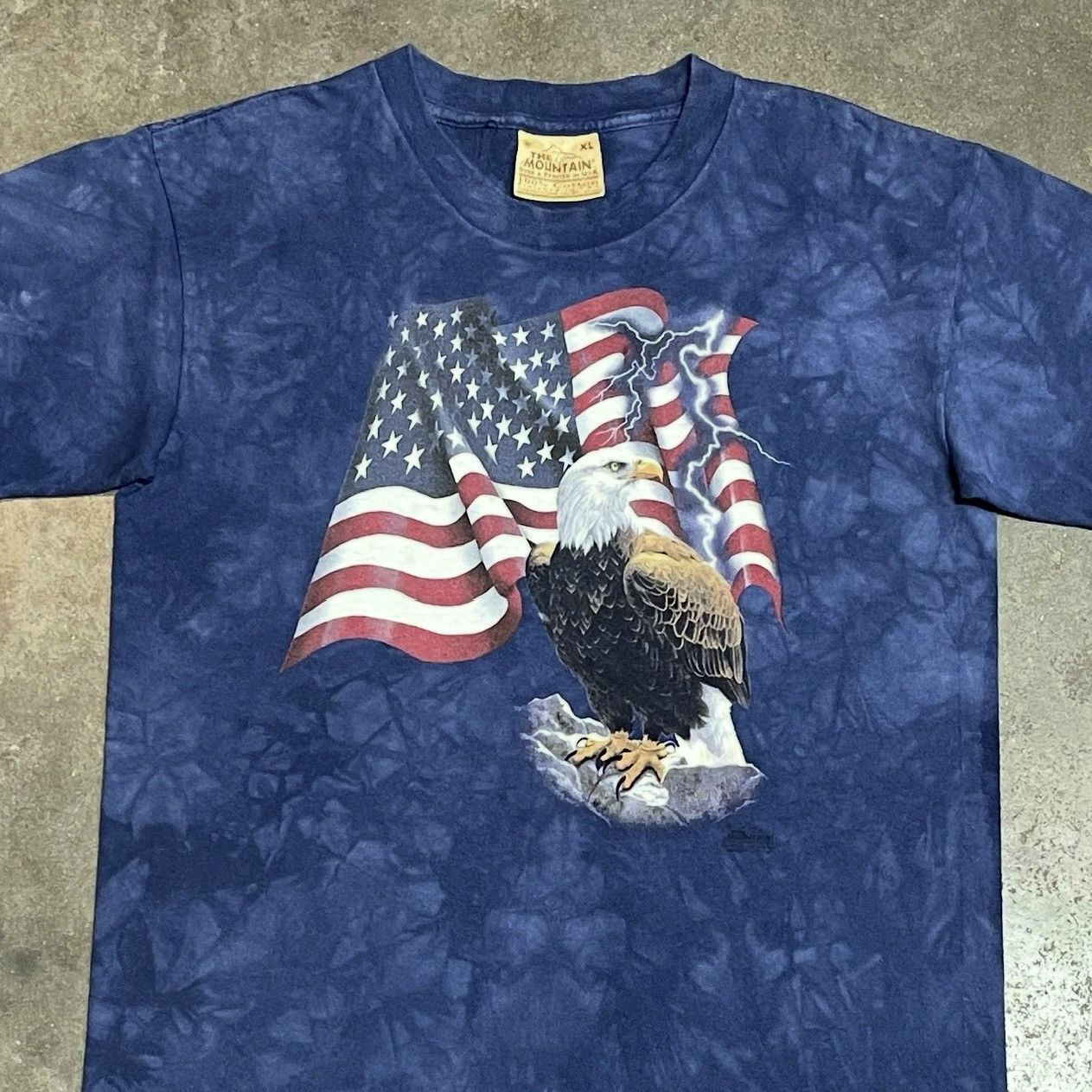 The Mountain Vintage The Mountain Eagle USA Tie Dye Graphic Tee Size US XL / EU 56 / 4 - 2 Thumbnail
