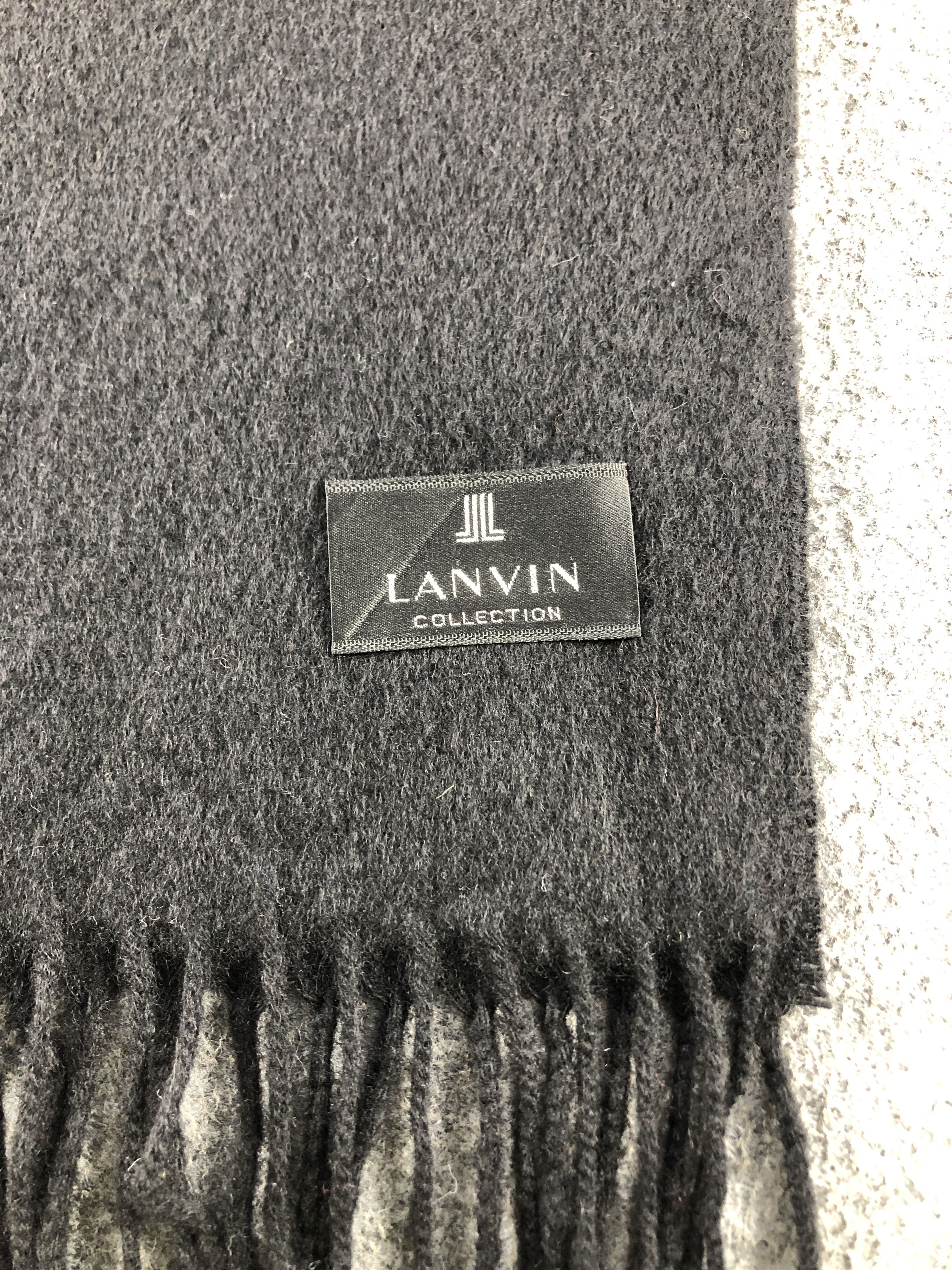 Lanvin Lanvin Cashmere Scarf / Muffler / Neckwear P759 Size ONE SIZE - 4 Thumbnail