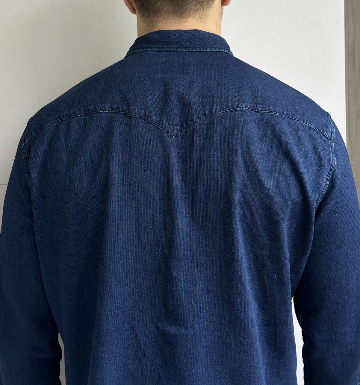 Levi's Levi's Men's Denim Western Shirt Slim Fit XXL Long Sleeve Size US XXL / EU 58 / 5 - 4 Thumbnail