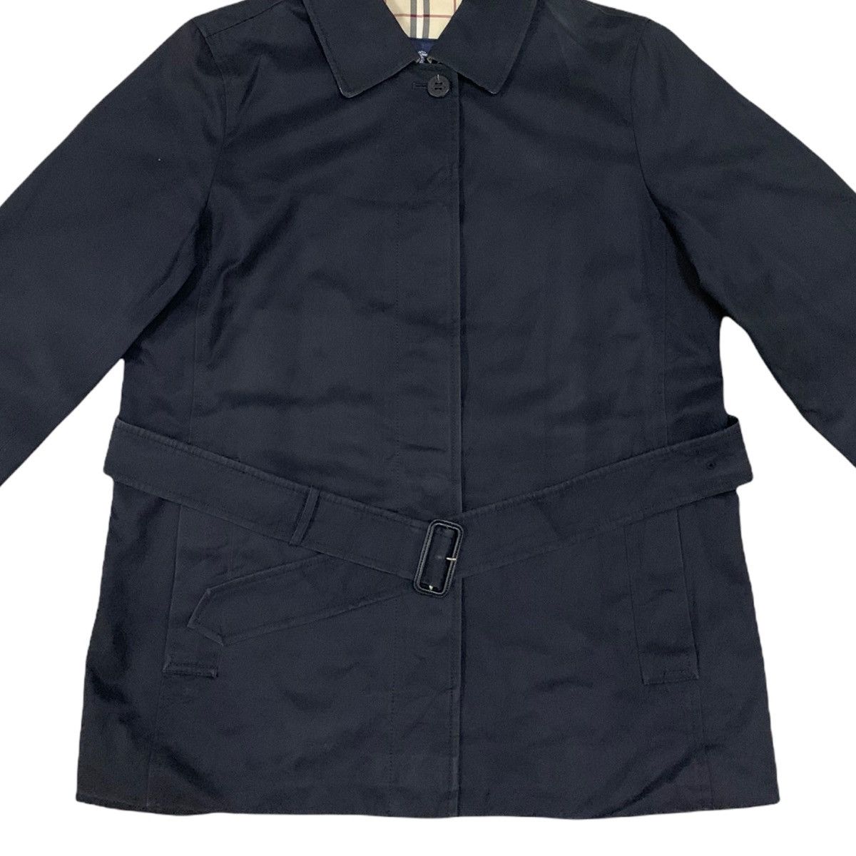 Burberry Burberry London Belted Black Trench Coat Women Size M / US 6-8 / IT 42-44 - 3 Thumbnail