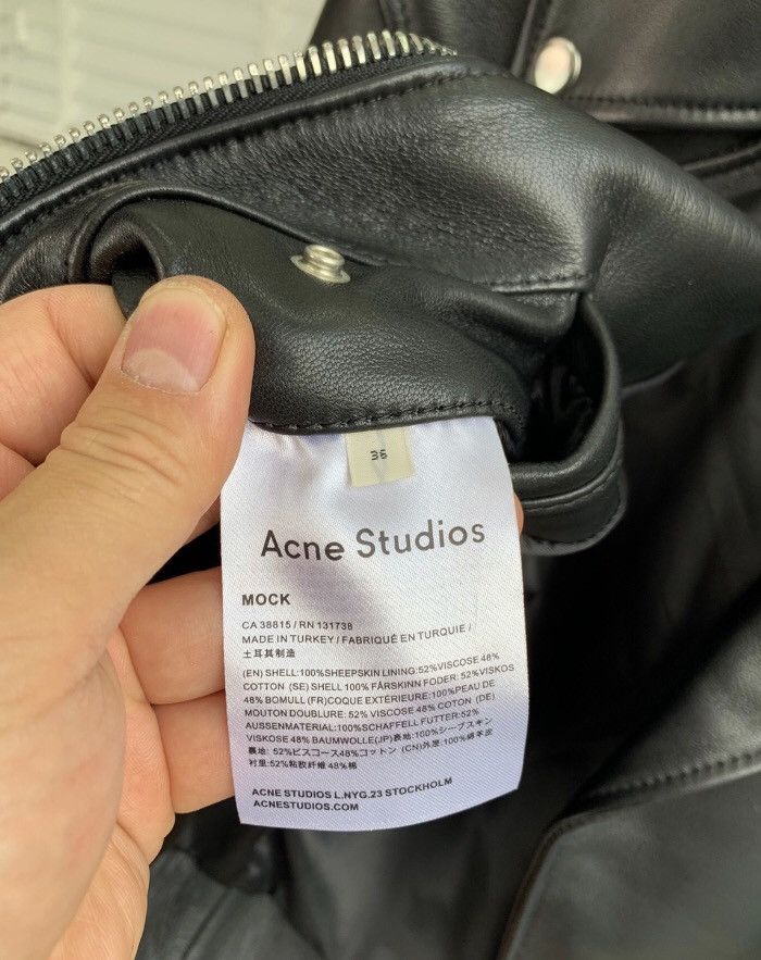 Acne Studios acne studios leather 2408-Nextarrow. Size XS / US 0-2 / IT 36-38 - 8 Thumbnail