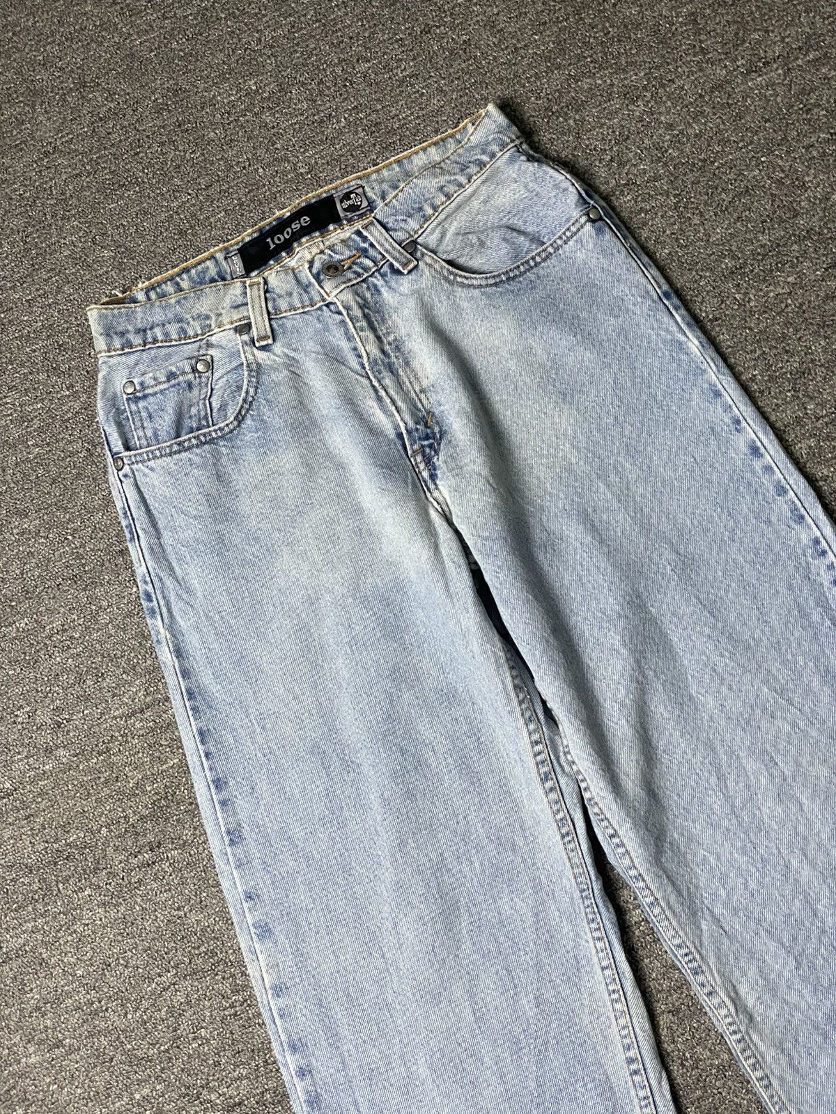 Levi's × Vintage LEVIS Silver Tab Loose Straight Cut Jeans (106) Size US 28 / EU 44 - 3 Thumbnail