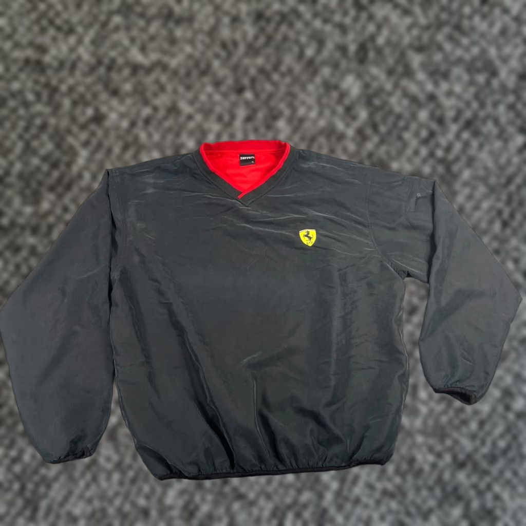 Ferrari VINTAGE Ferrari Racing Jacket Black Windbreaker Men’s XL 1994 Modal Size US XL / EU 56 / 4 - 1 Thumbnail