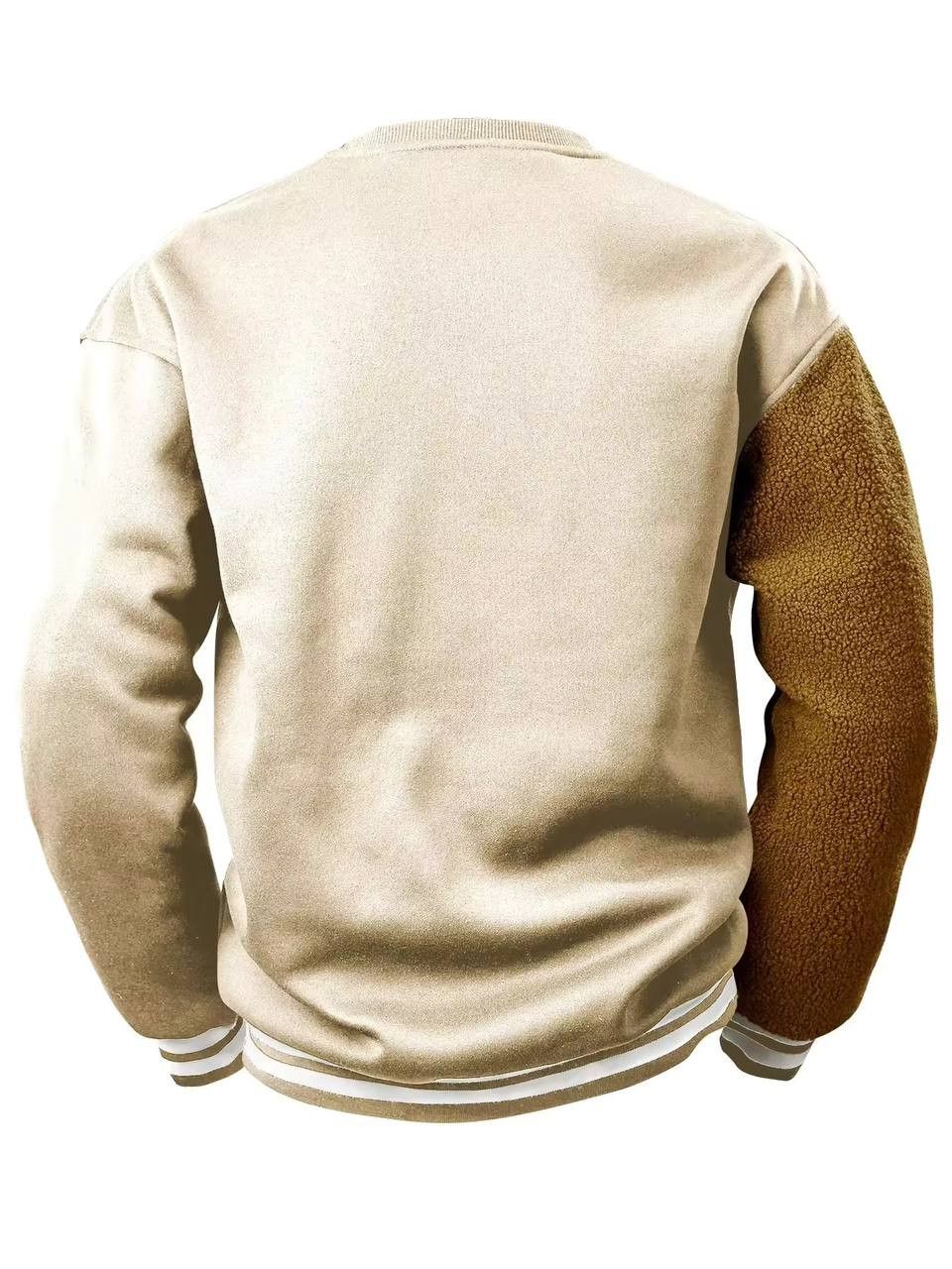 Japanese Brand × Vintage fur sleeve sweatshirt with bear style Size US L / EU 52-54 / 3 - 4 Thumbnail